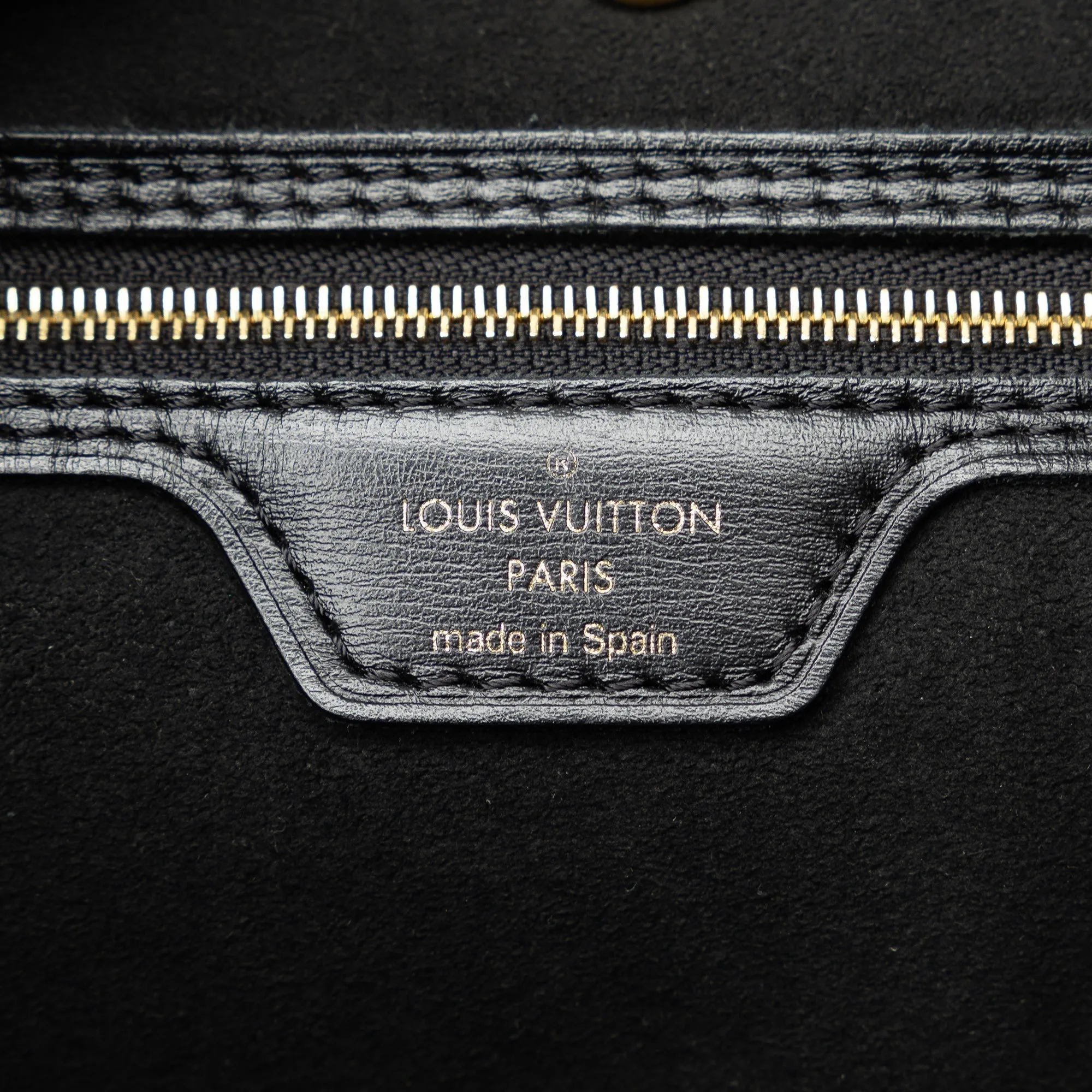 Beige Louis Vuitton Monogram Game On Neverfull MM Tote Bag