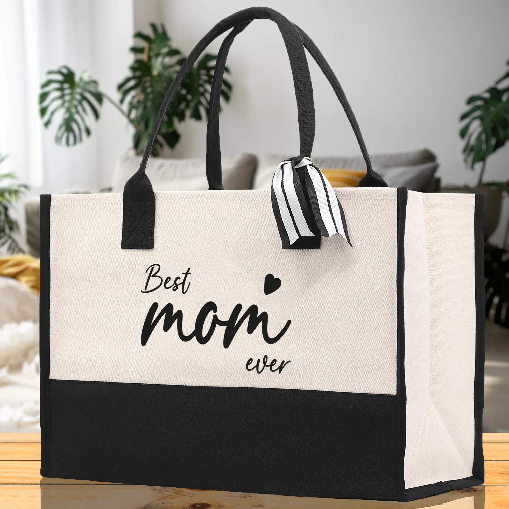 Best Mom Ever Canvas Tote Bag Mama Tote Mom Stuff Bag Mommy Bag Dog Mom Gift Dog Mom Bag Mom Shopping Bag Mom Gift Best Mom Ever Bag