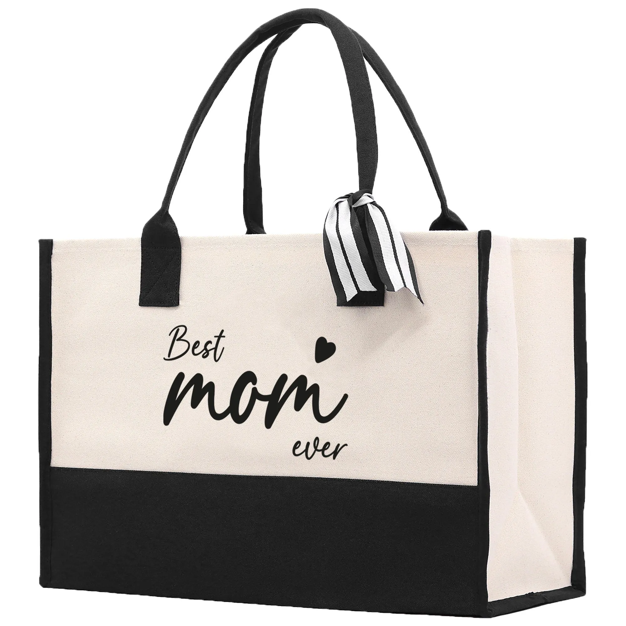 Best Mom Ever Canvas Tote Bag Mama Tote Mom Stuff Bag Mommy Bag Dog Mom Gift Dog Mom Bag Mom Shopping Bag Mom Gift Best Mom Ever Bag