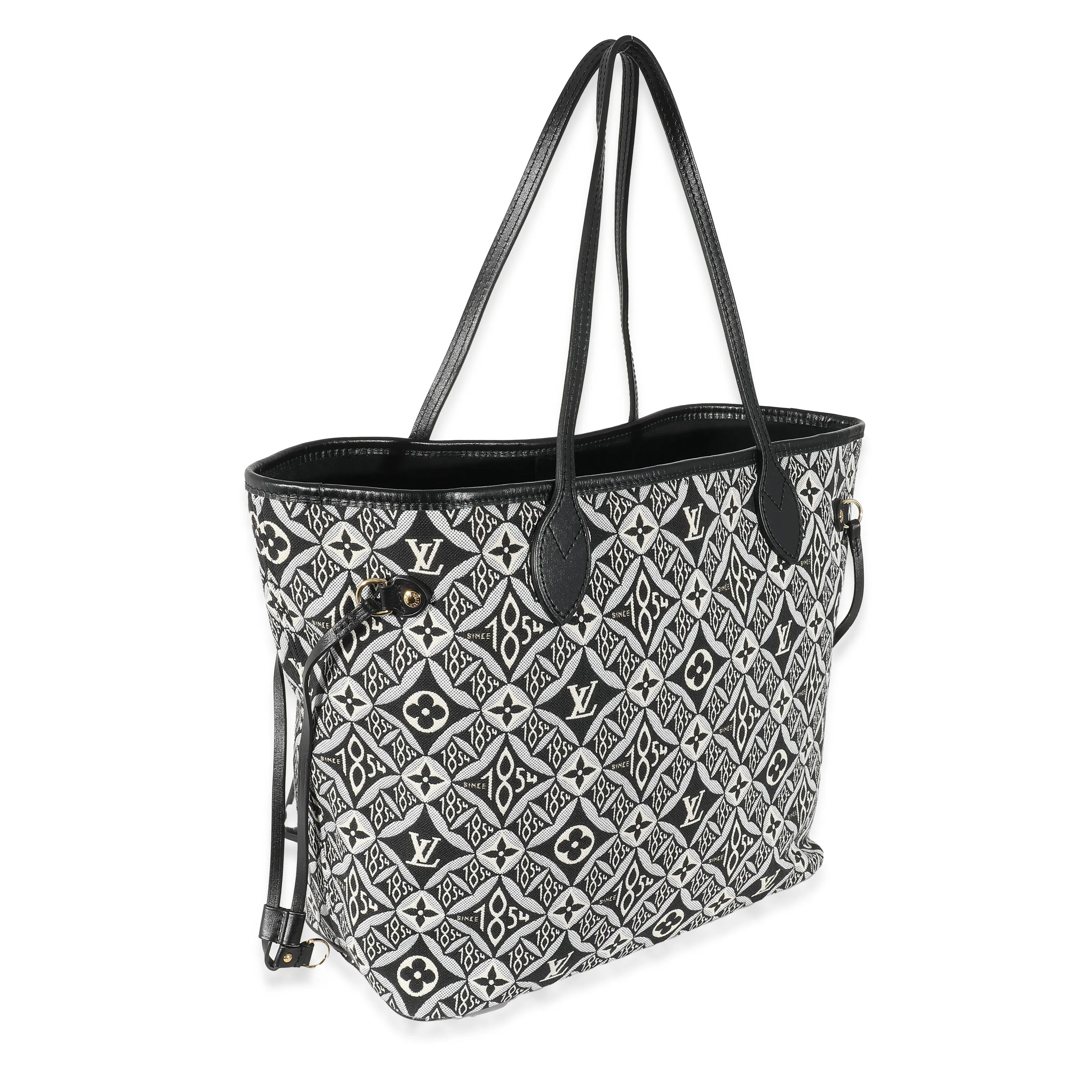 Black White Jacquard Since 1854 Neverfull MM