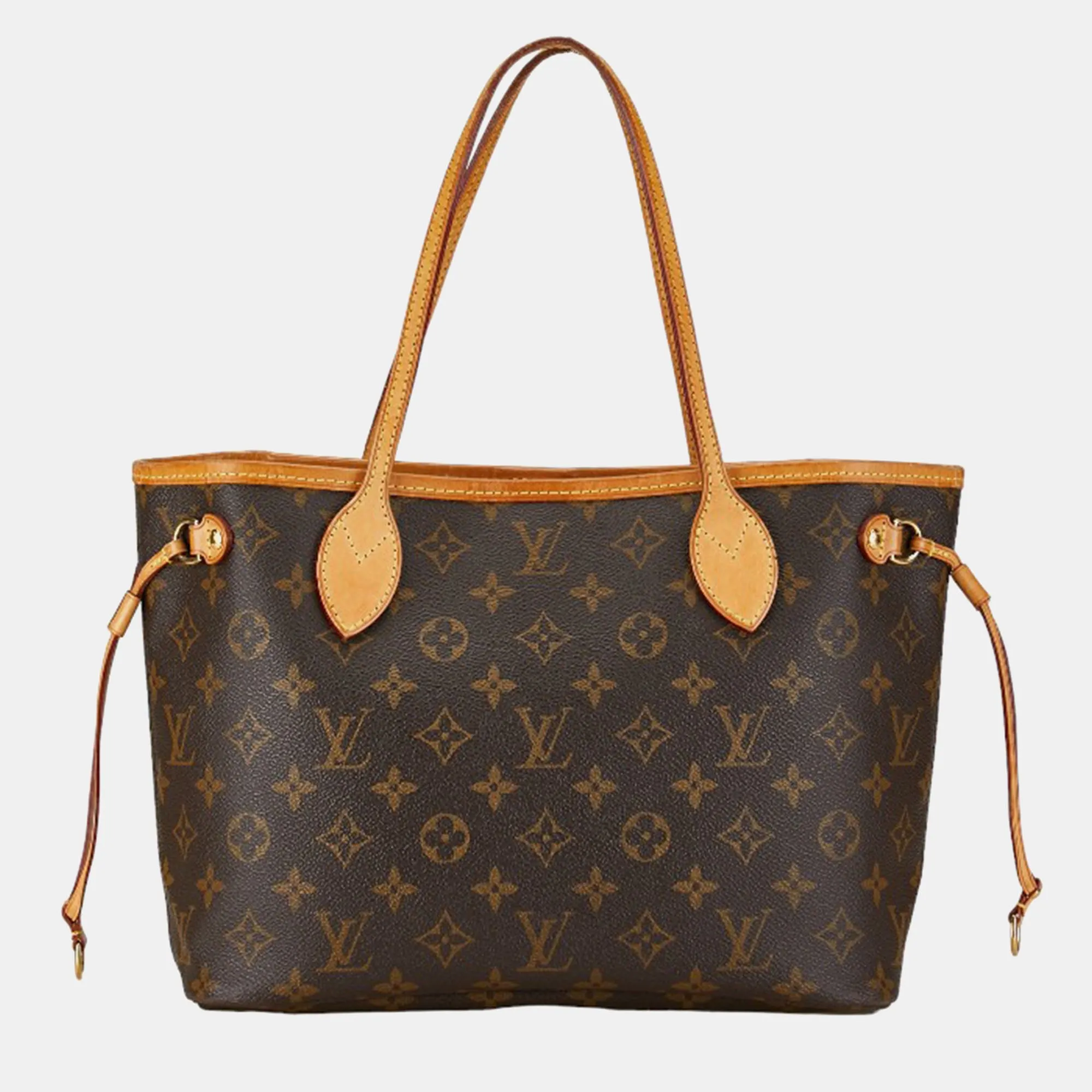 Brown Monogram Canvas Neverfull PM Tote Bag