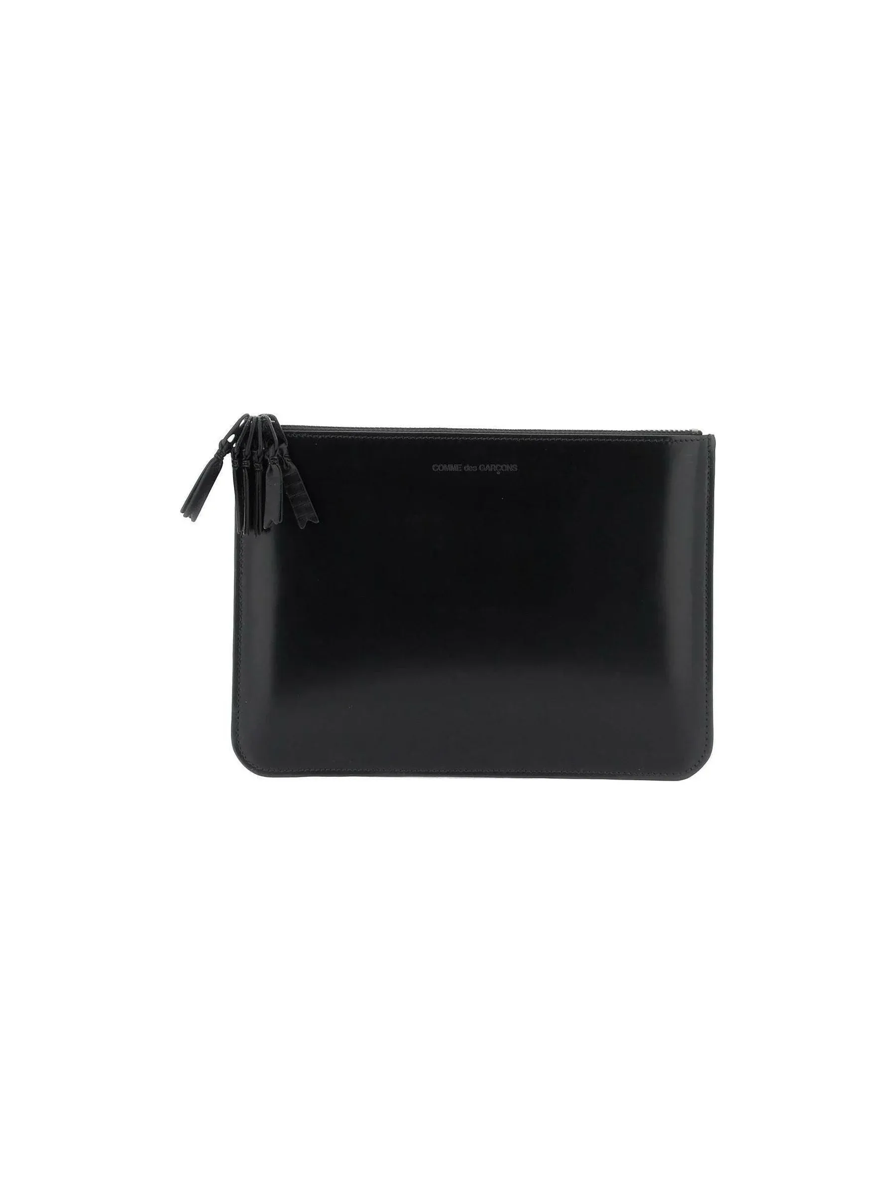 Brushed Leather Zipper Pouch