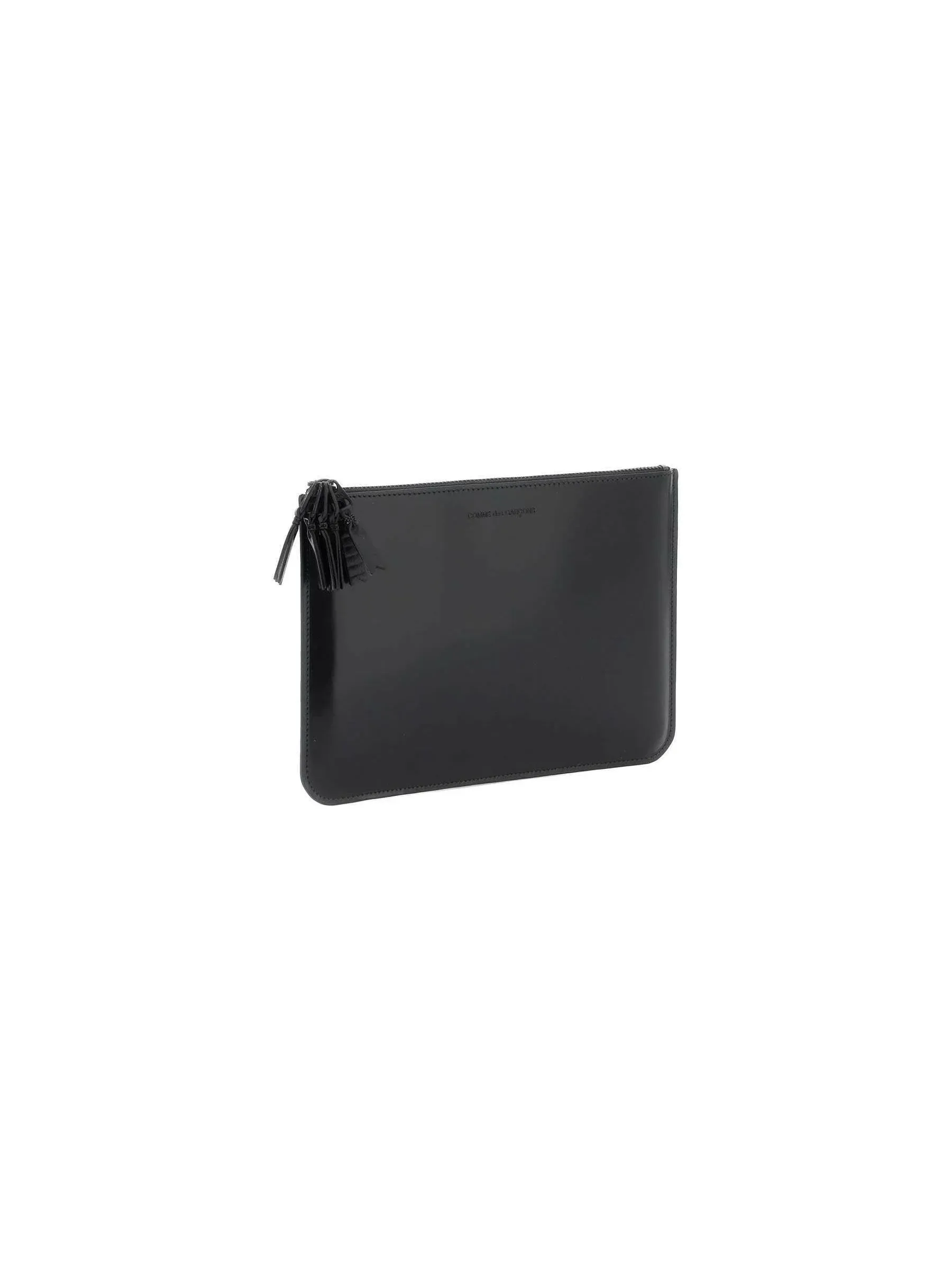 Brushed Leather Zipper Pouch