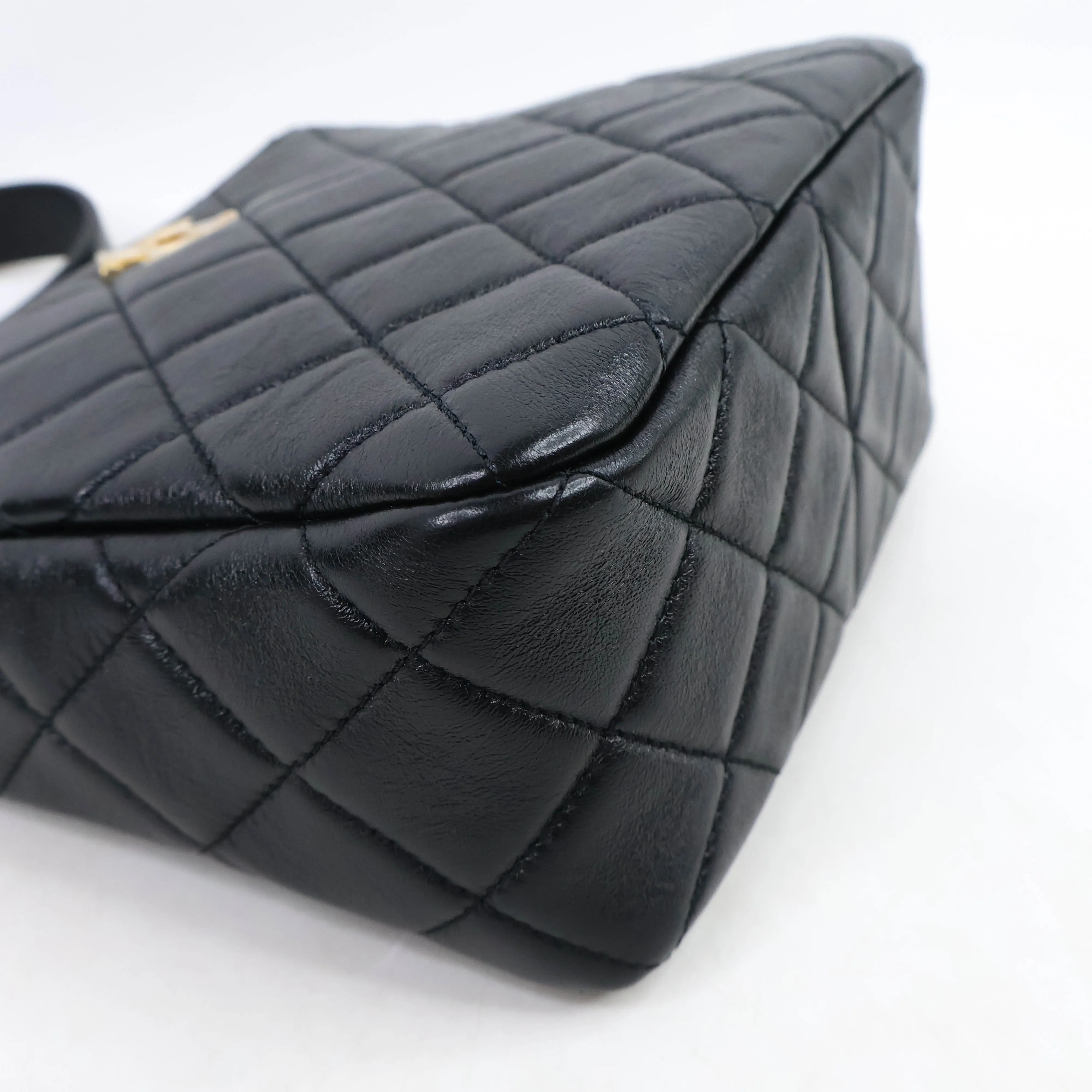 Chanel 22P Mini Hobo Bag Black