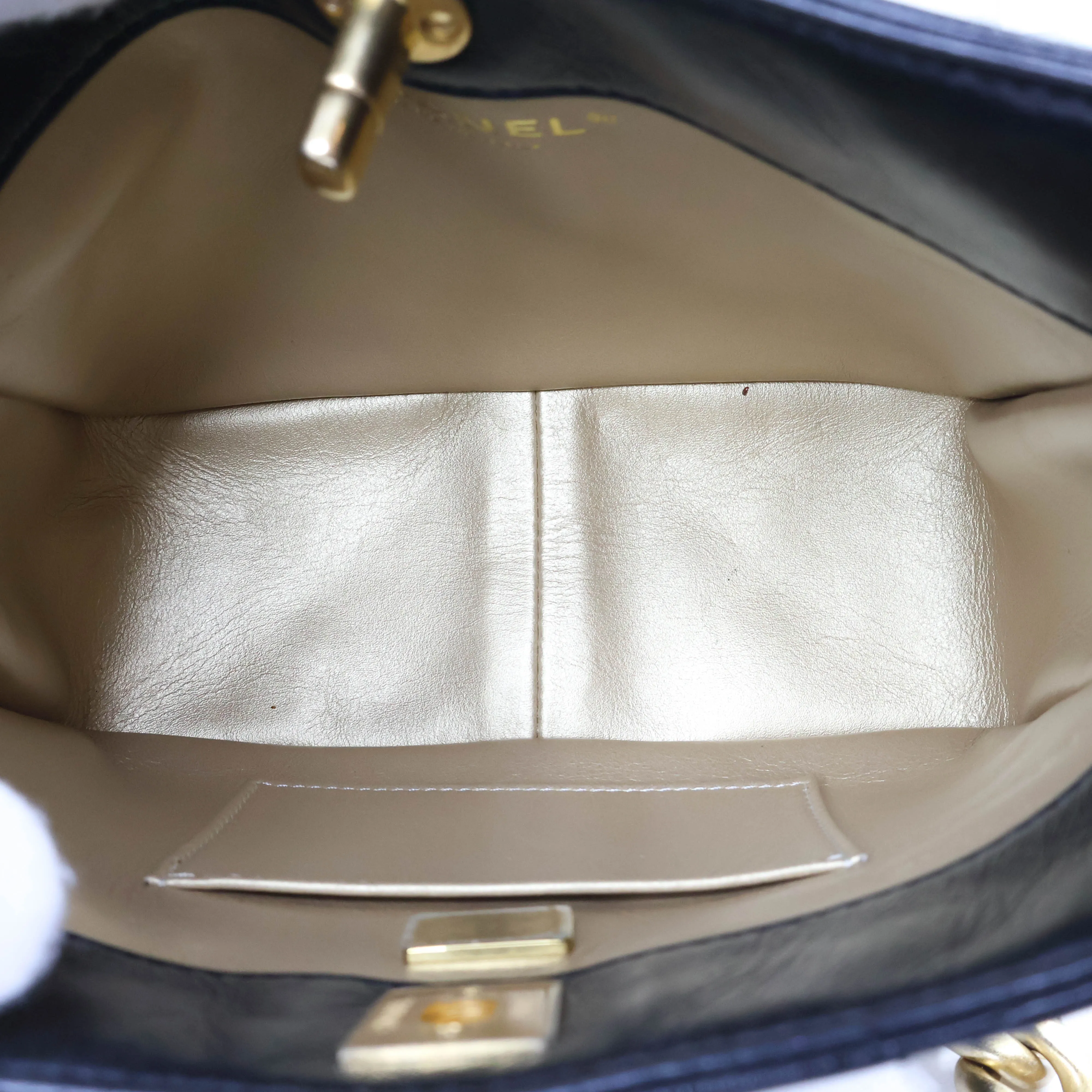Chanel 22P Mini Hobo Bag Black
