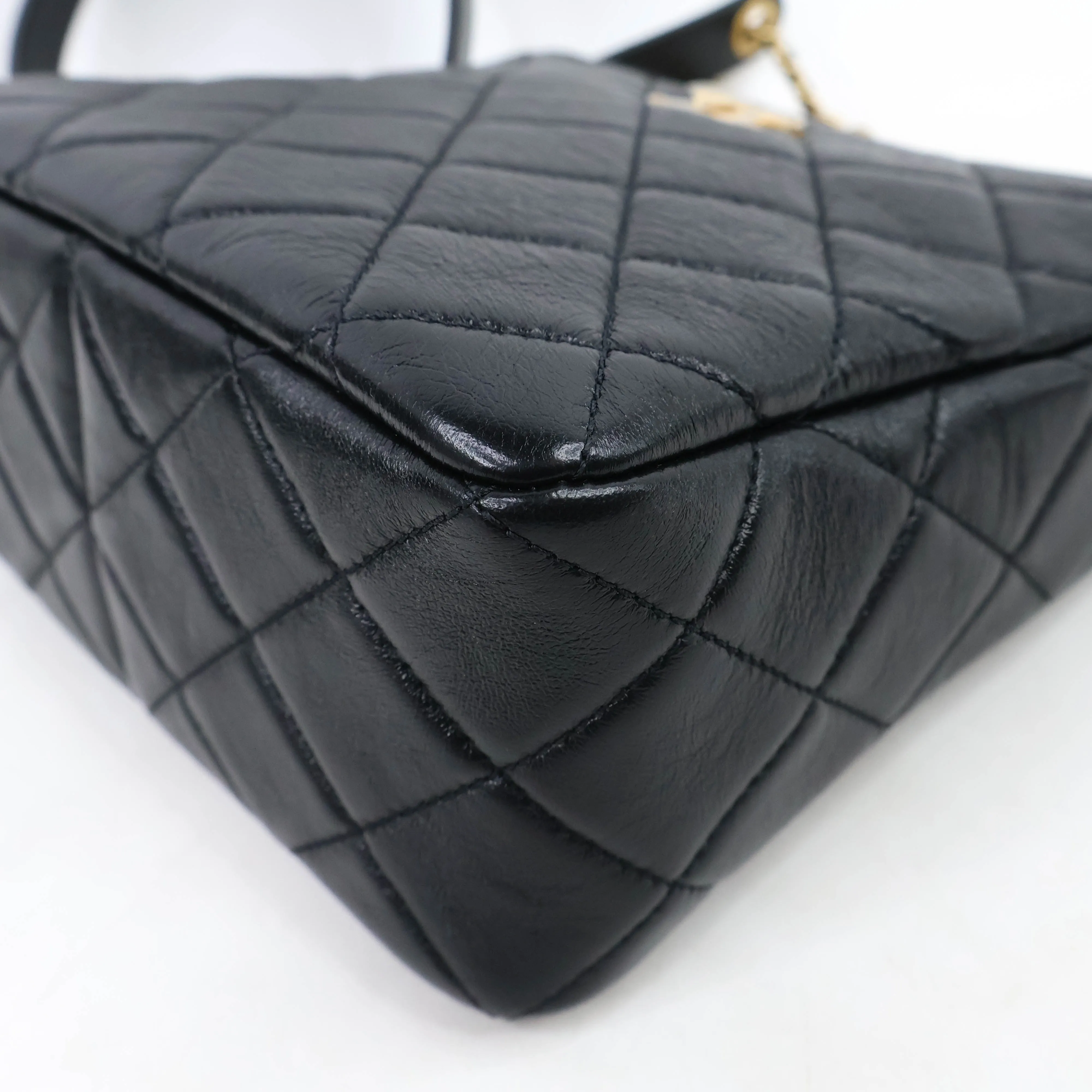 Chanel 22P Mini Hobo Bag Black