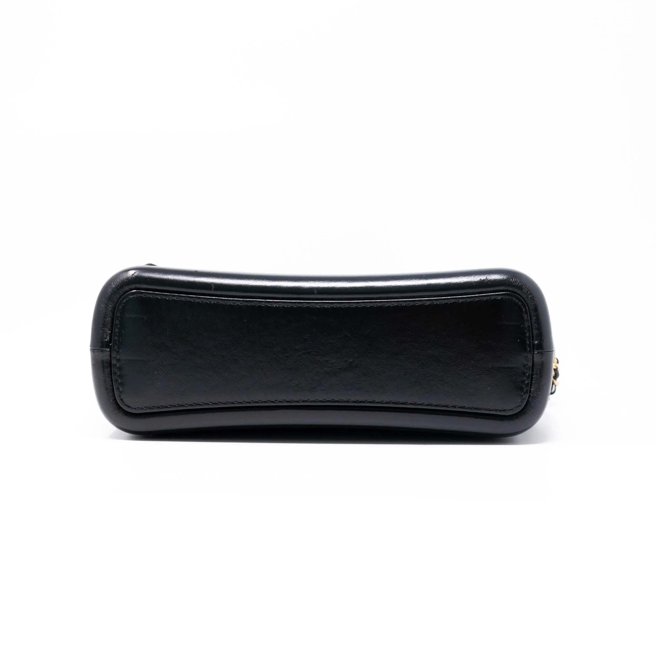 Chanel Black Chevron Medium Gabrielle Hobo