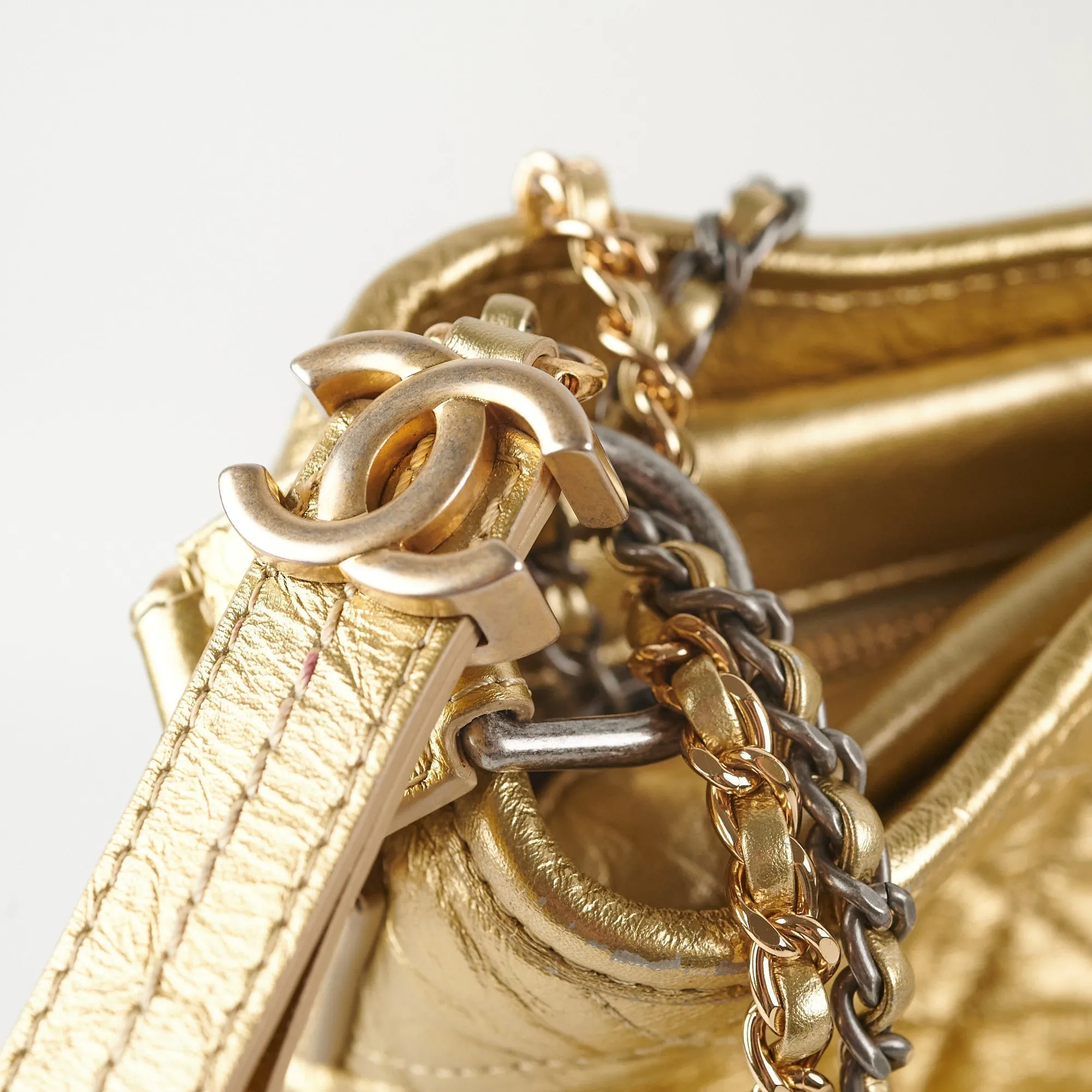 Chanel Gabrielle Hobo Large Gold
