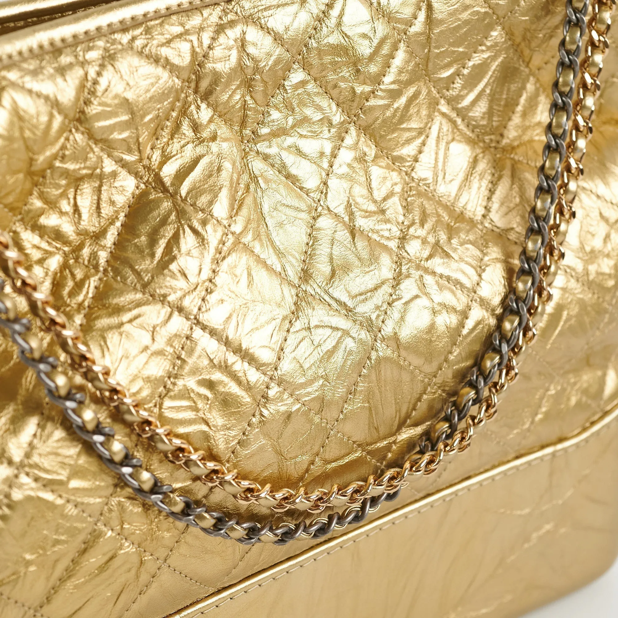 Chanel Gabrielle Hobo Large Gold