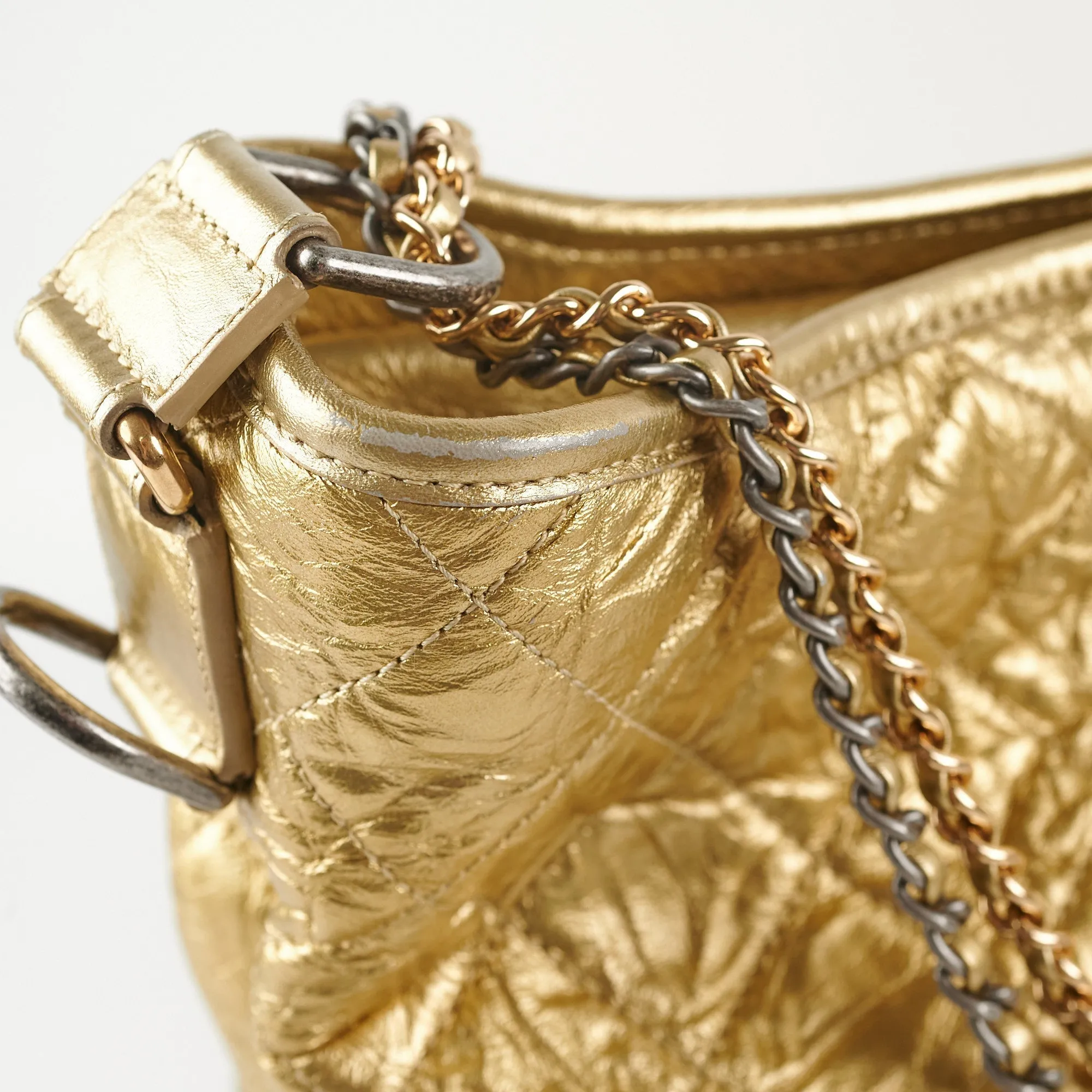Chanel Gabrielle Hobo Large Gold