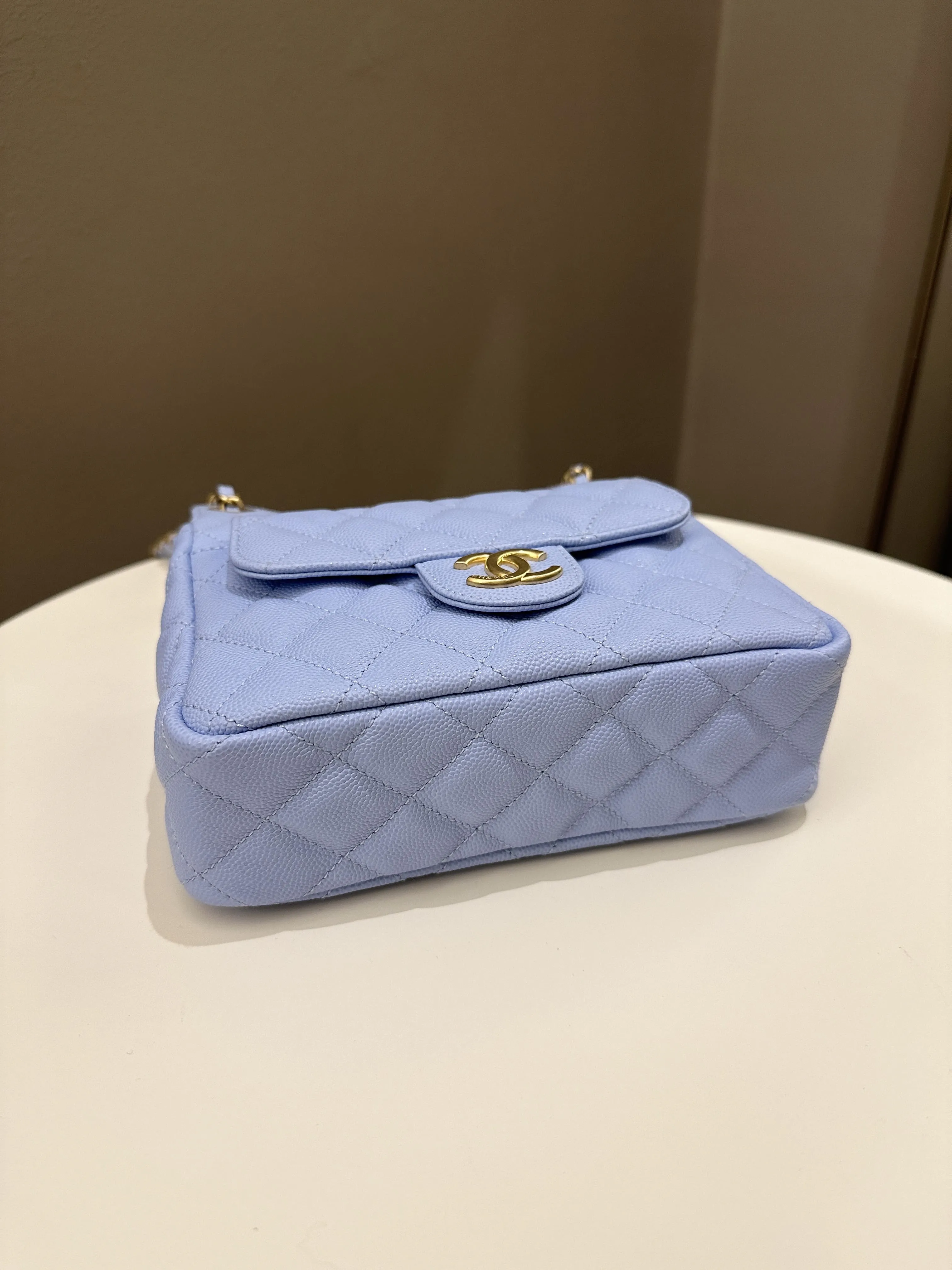Chanel Small Hobo Bag Periwinkle Caviar