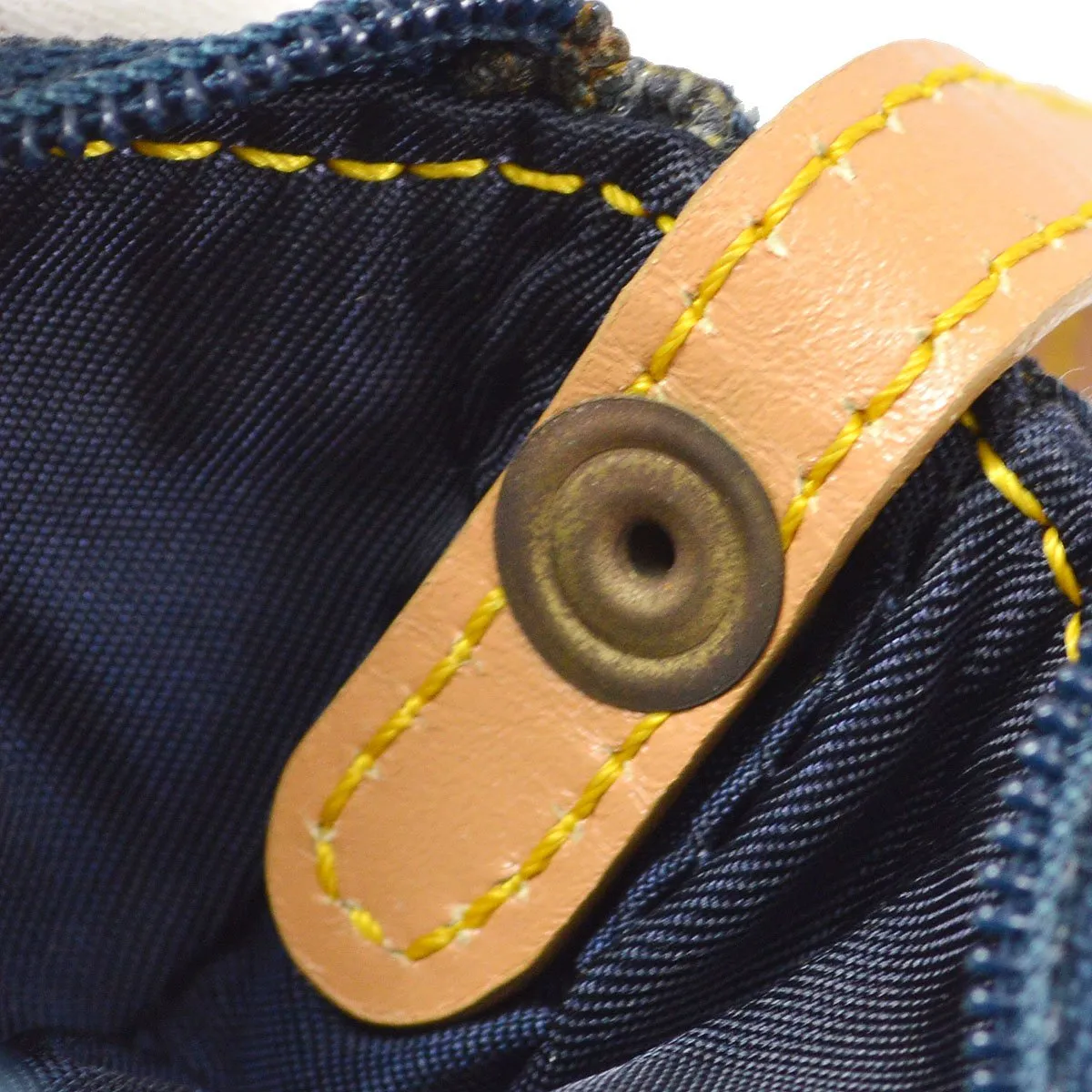 CHRISTIAN DIOR 2001 Denim Saddle Key Case 70747