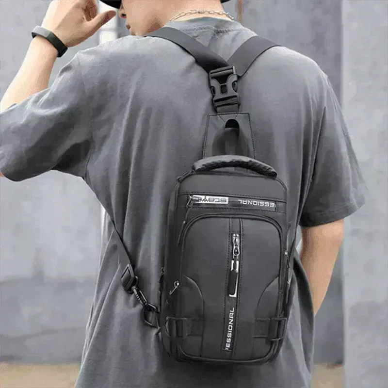 Crossbody Bags Men Multifunctional Backpack Shoulder Chest Bags