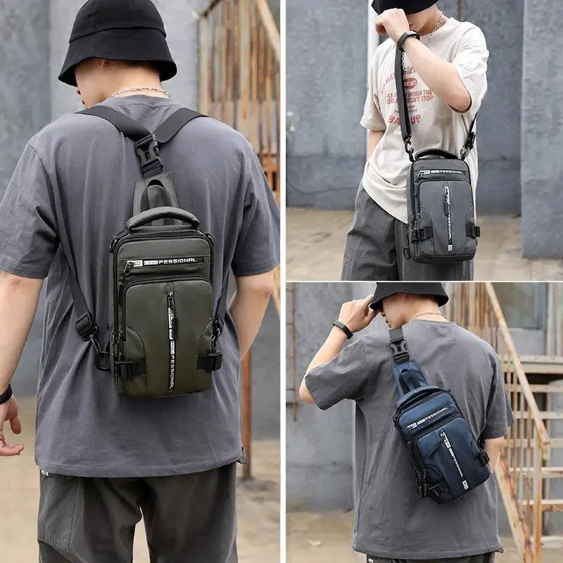 Crossbody Bags Men Multifunctional Backpack Shoulder