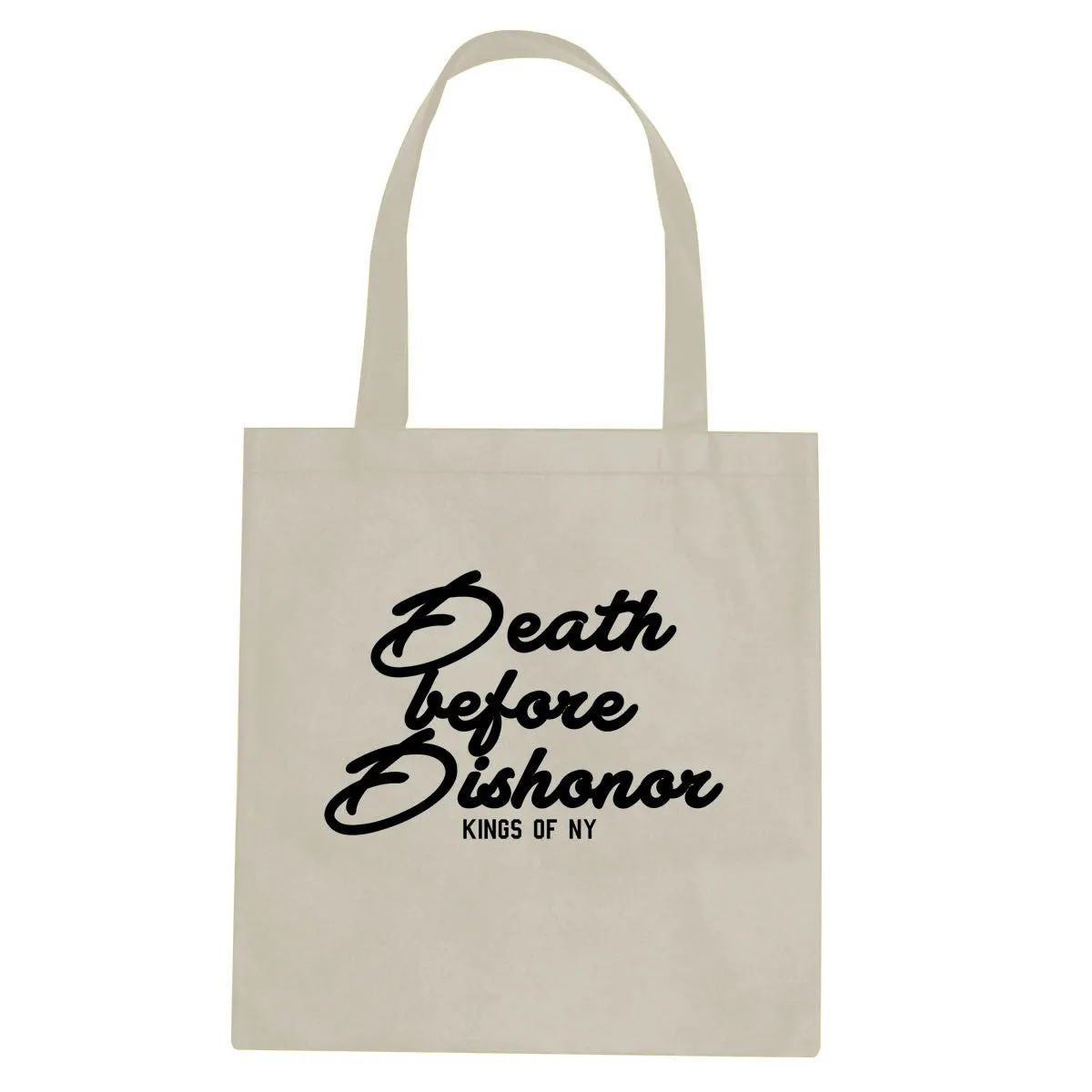Death Before Dishonor Skulls Tote Bag