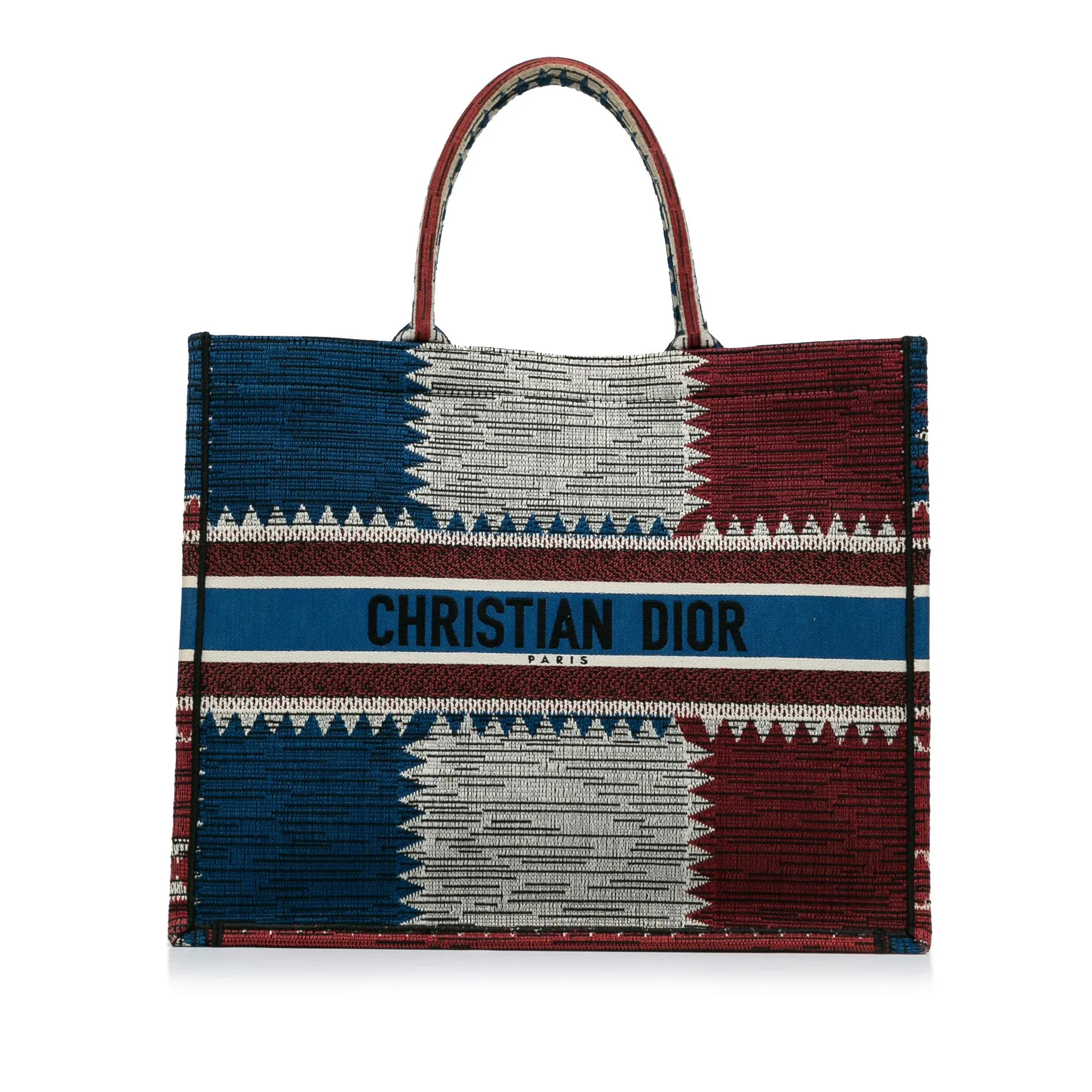 Dior Large French Flag Book Tote (SHG-8tPSdj)
