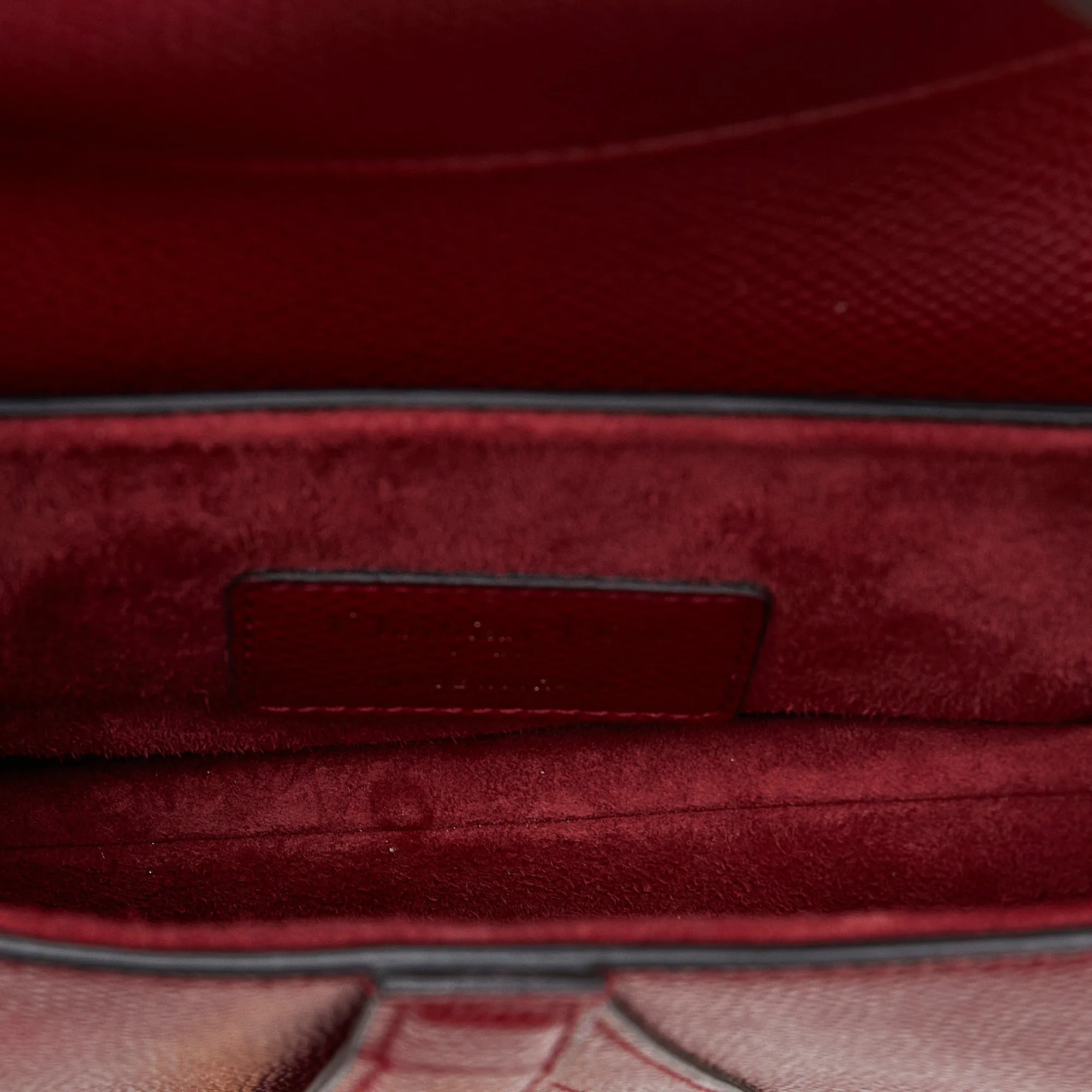 DIOR Mini Leather Saddle Bag