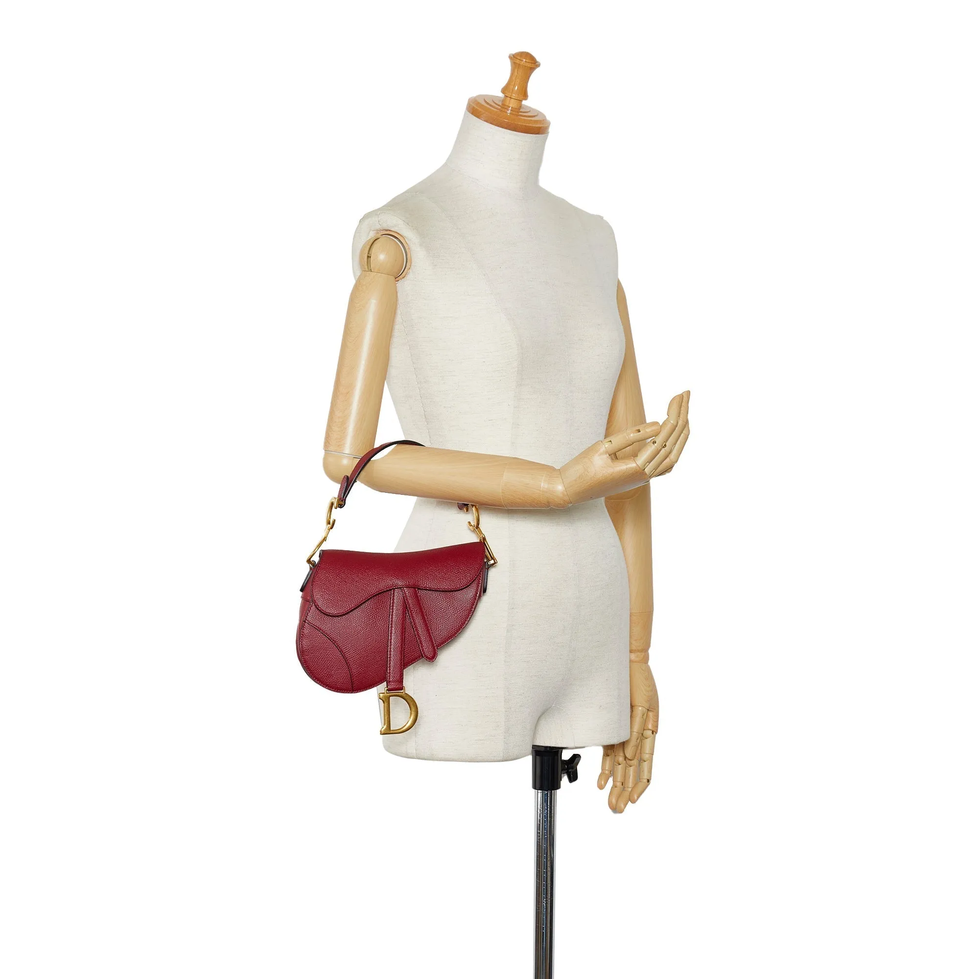 DIOR Mini Leather Saddle Bag