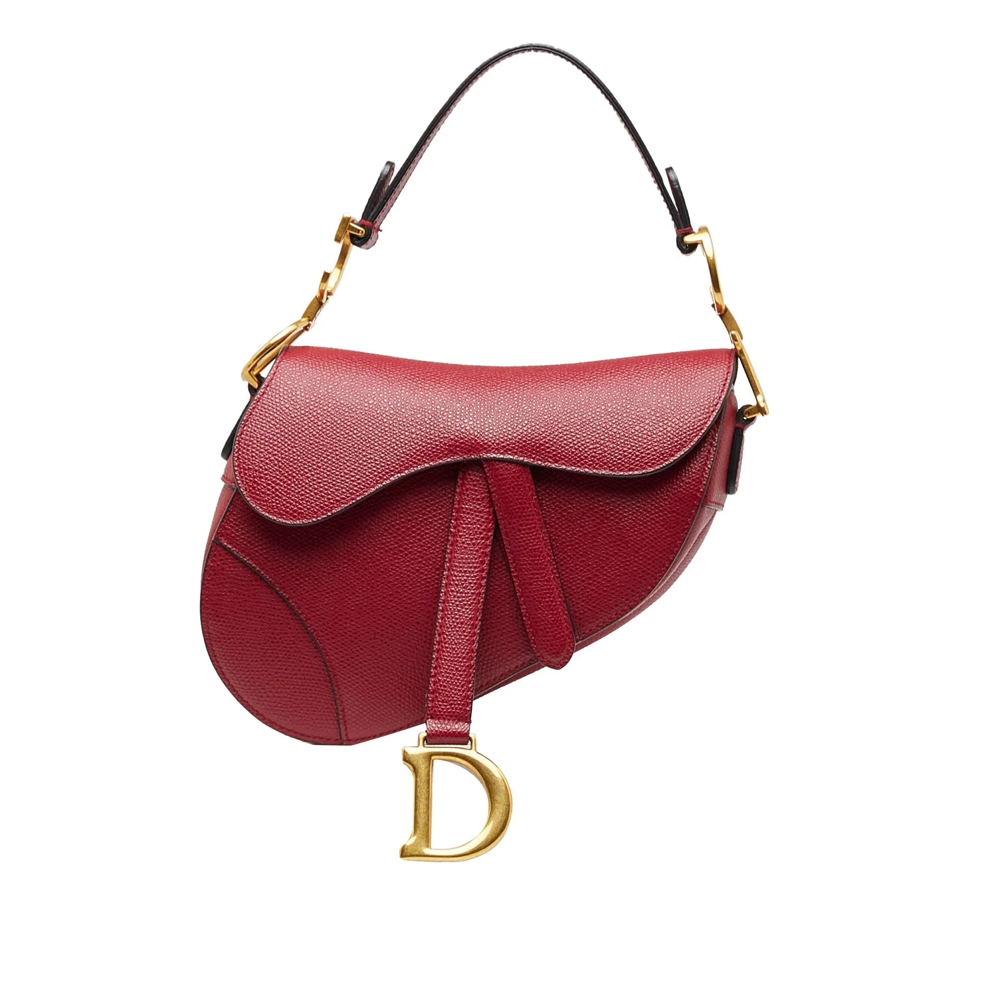 DIOR Mini Leather Saddle Bag