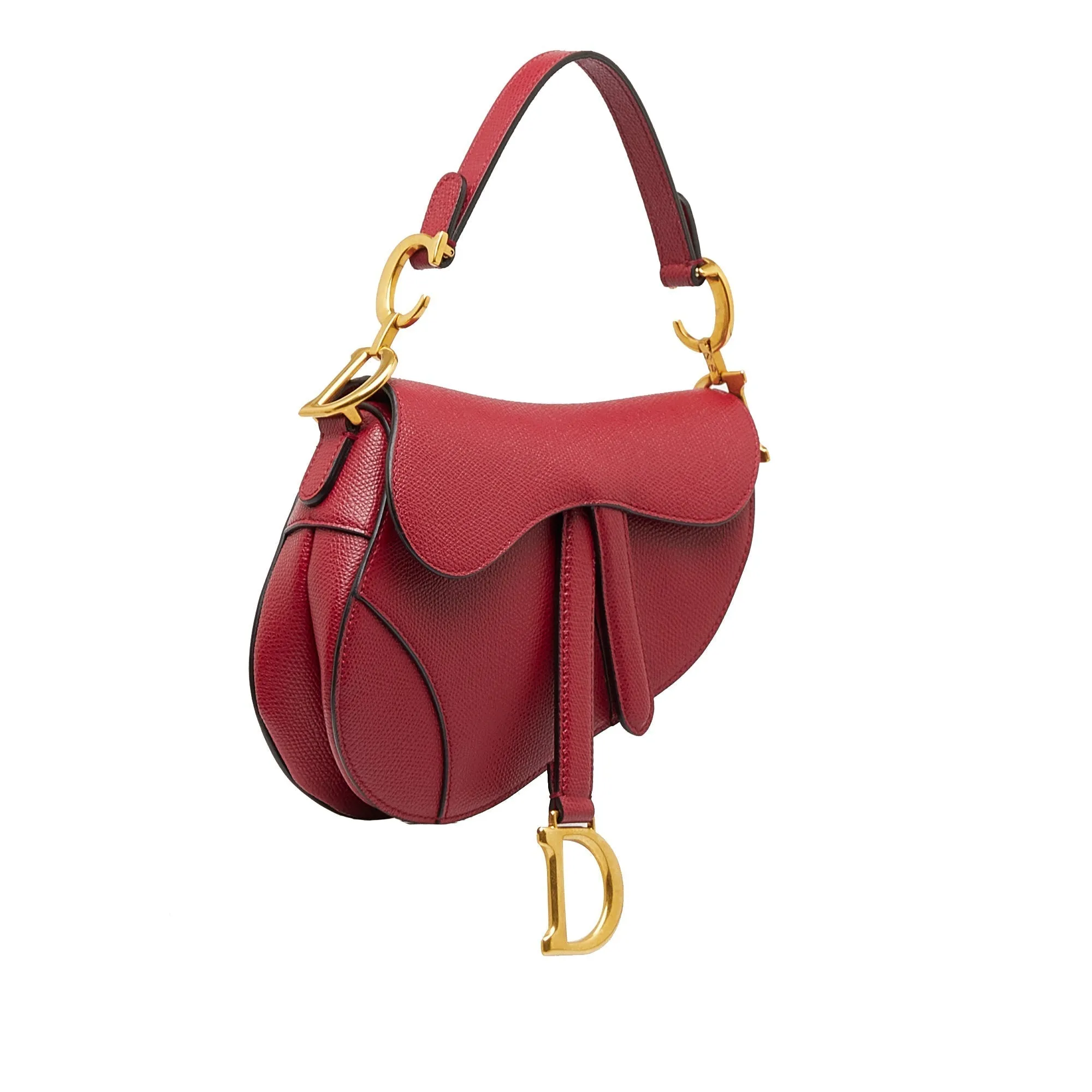 DIOR Mini Leather Saddle Bag