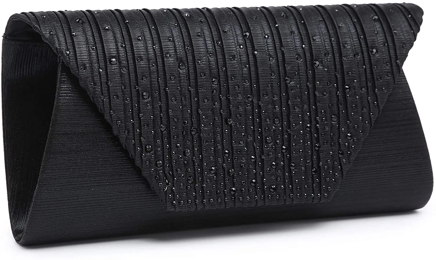Envelope Clutch/Crossbody/Shoulder Gold Glitter Rhinestone Evening Purse Bag for Women