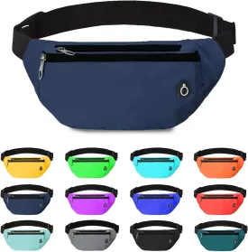 Fanny Pack for Women Men,Crossbody Fanny Pack Water Resistant Sports Waist Bag Pack, Belt Bag for Travel Hiking Running