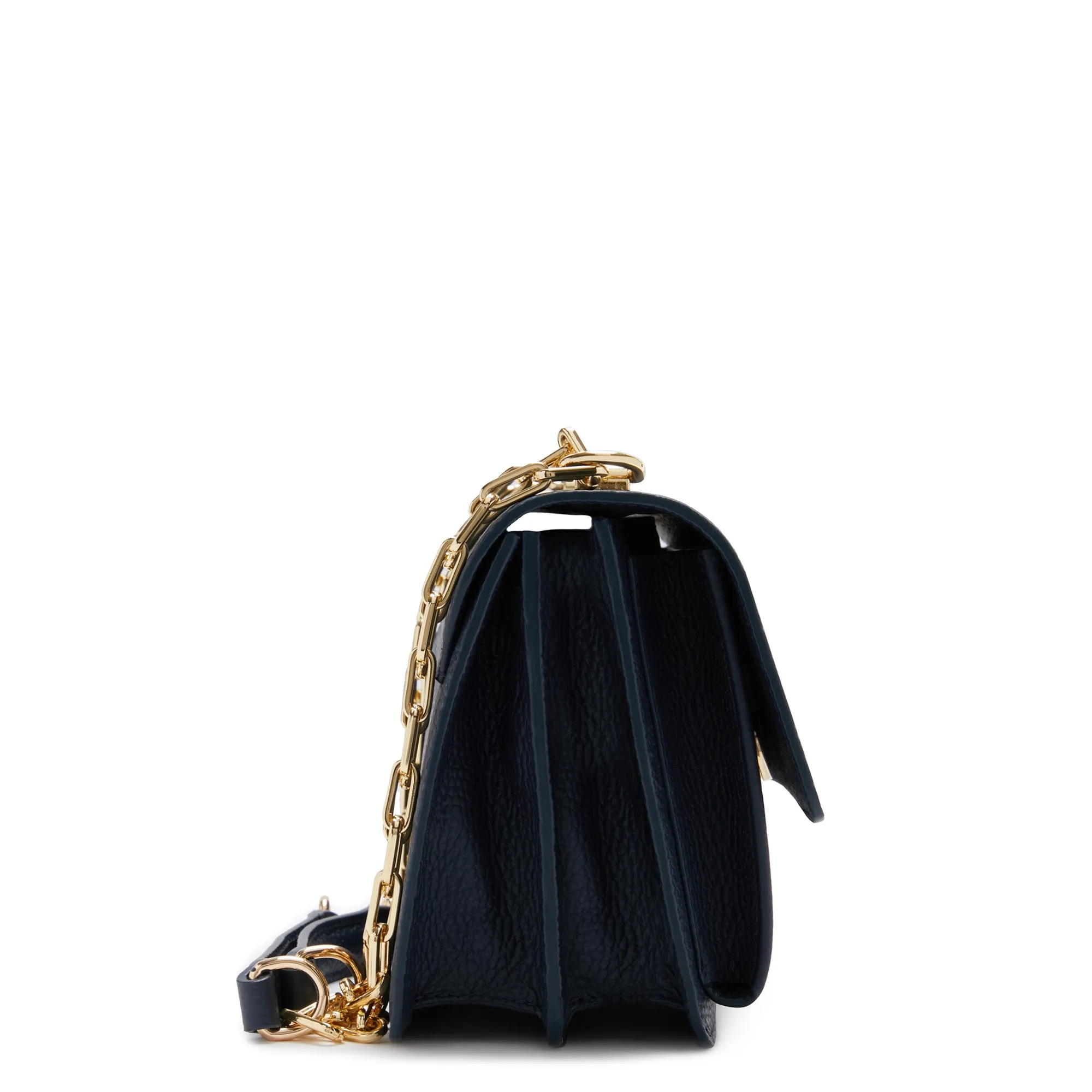 Femme Forte Valerie blue calfskin leather shoulder bag
