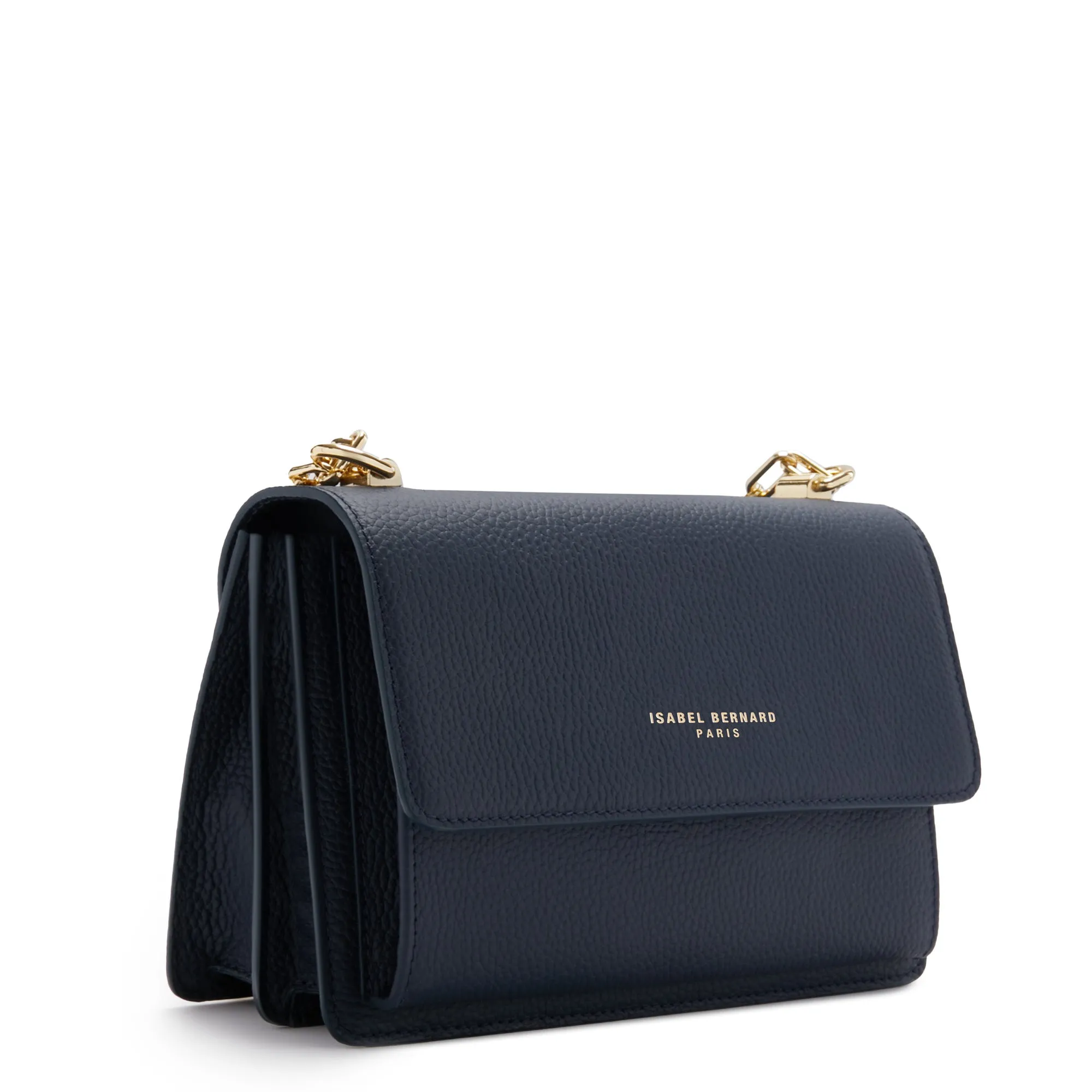 Femme Forte Valerie blue calfskin leather shoulder bag