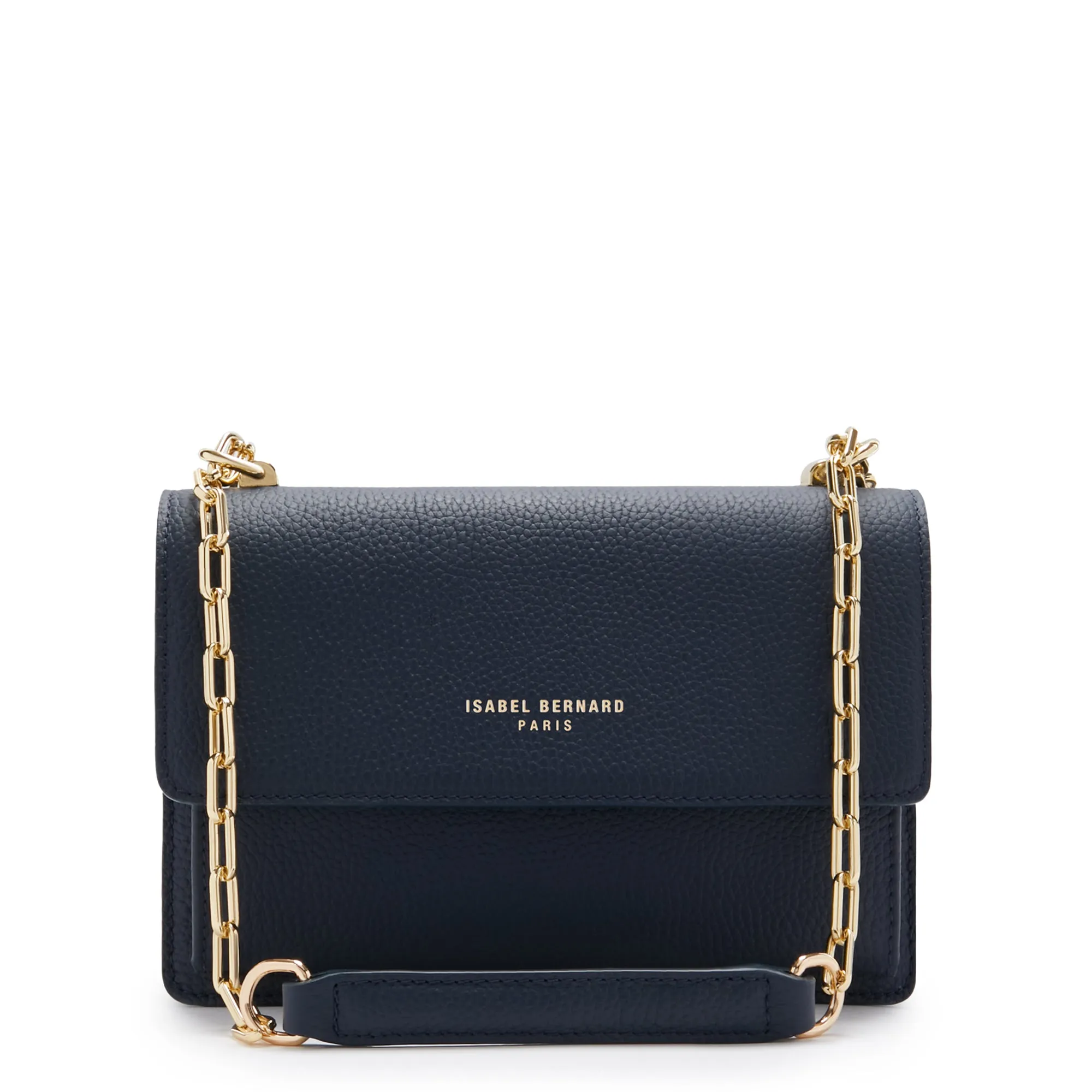 Femme Forte Valerie blue calfskin leather shoulder bag