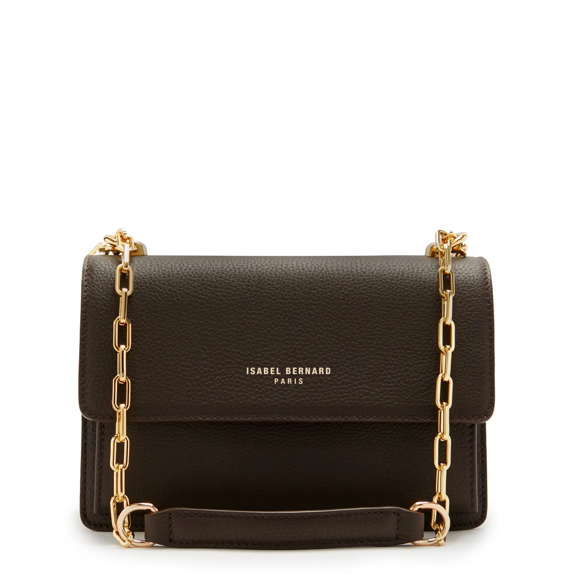Femme Forte Valerie brown calfskin leather shoulder bag