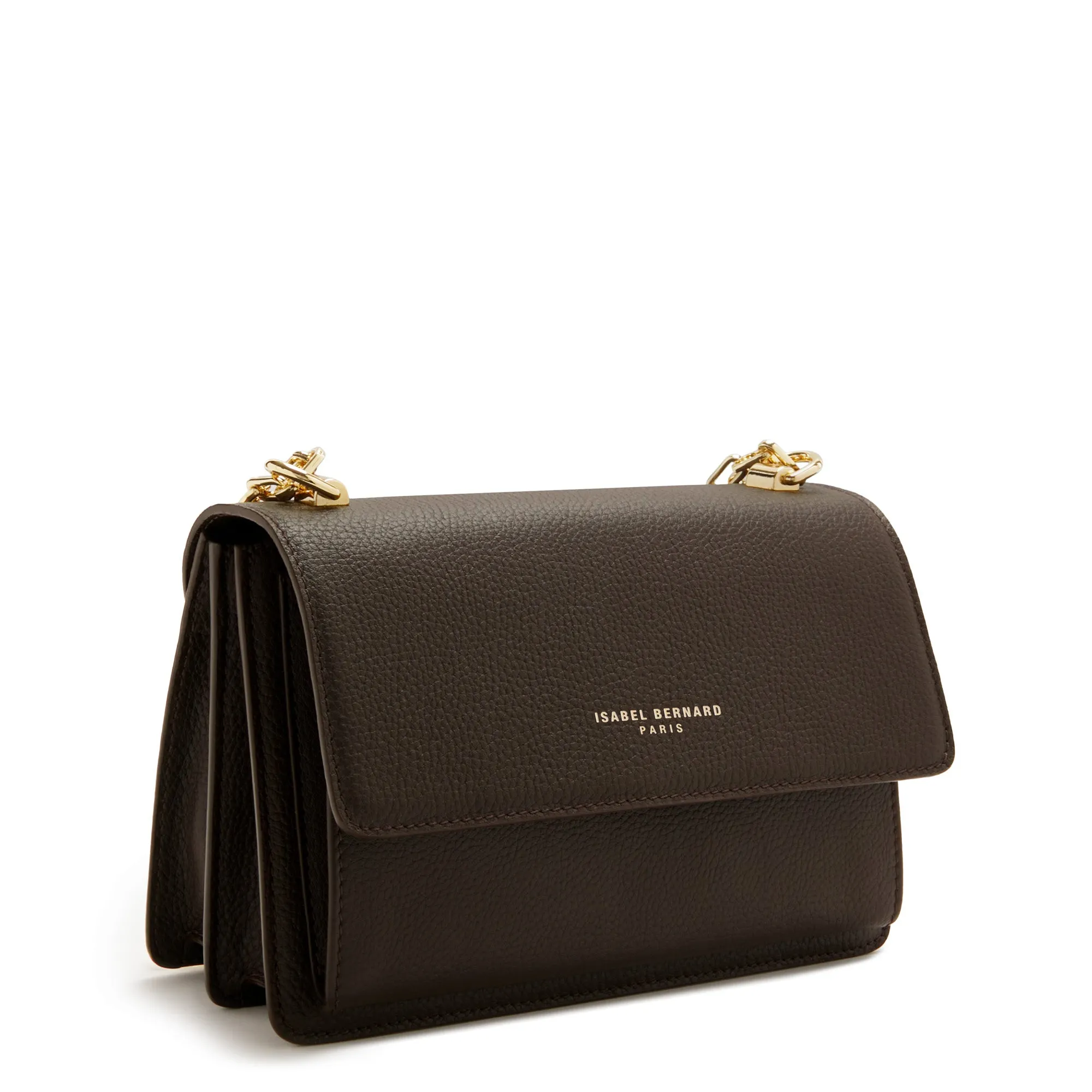 Femme Forte Valerie brown calfskin leather shoulder bag