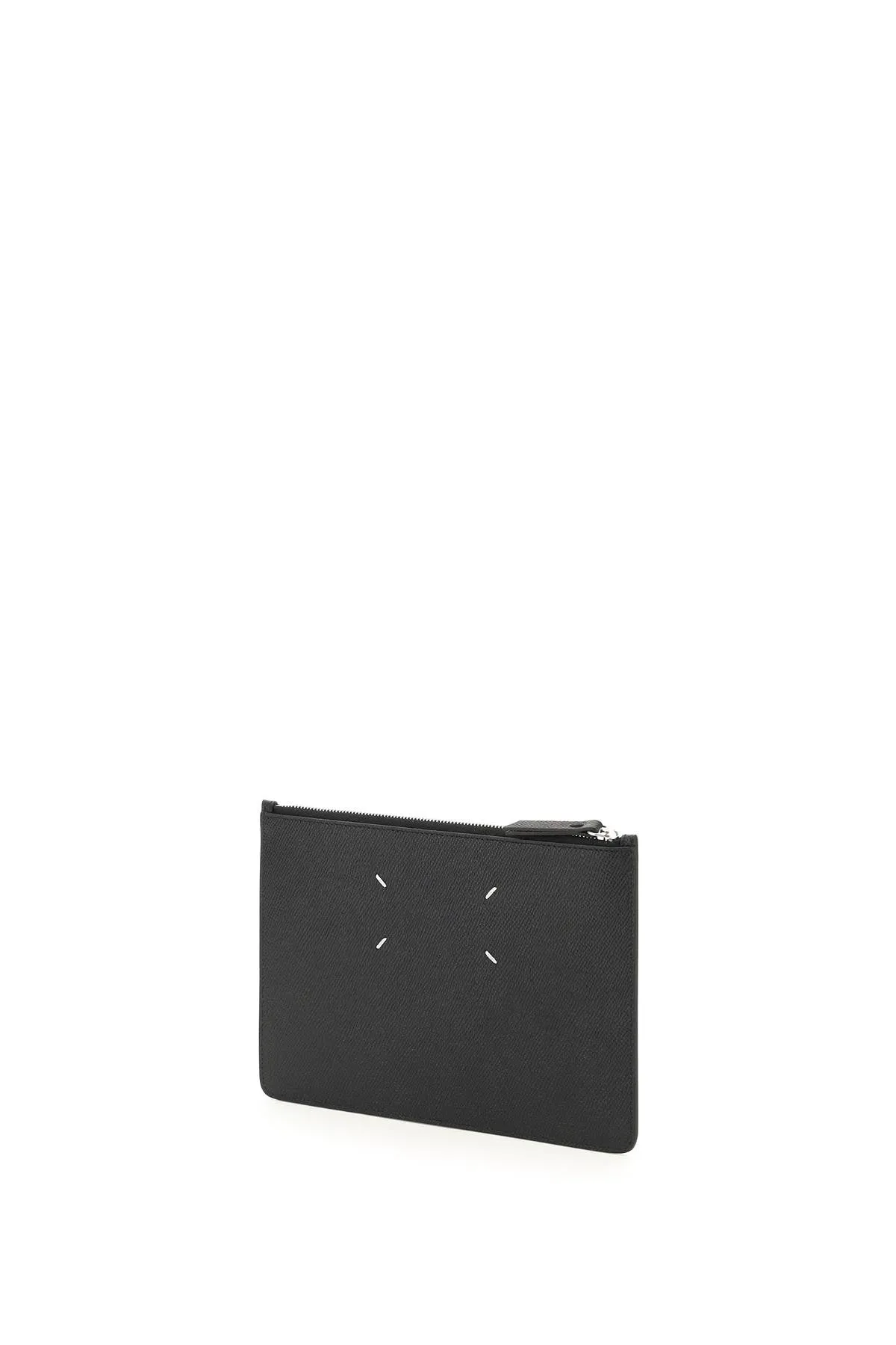 grained leather small pouch