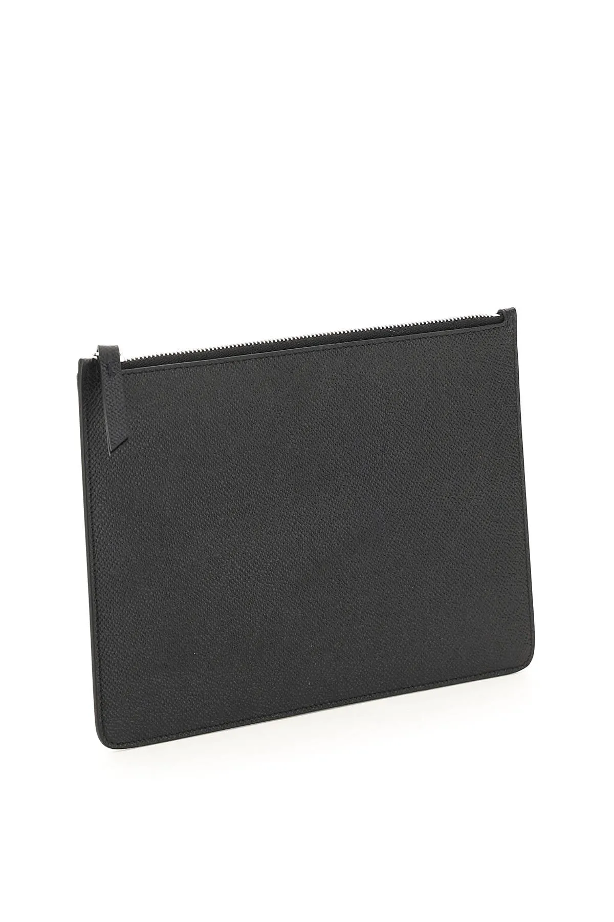 grained leather small pouch