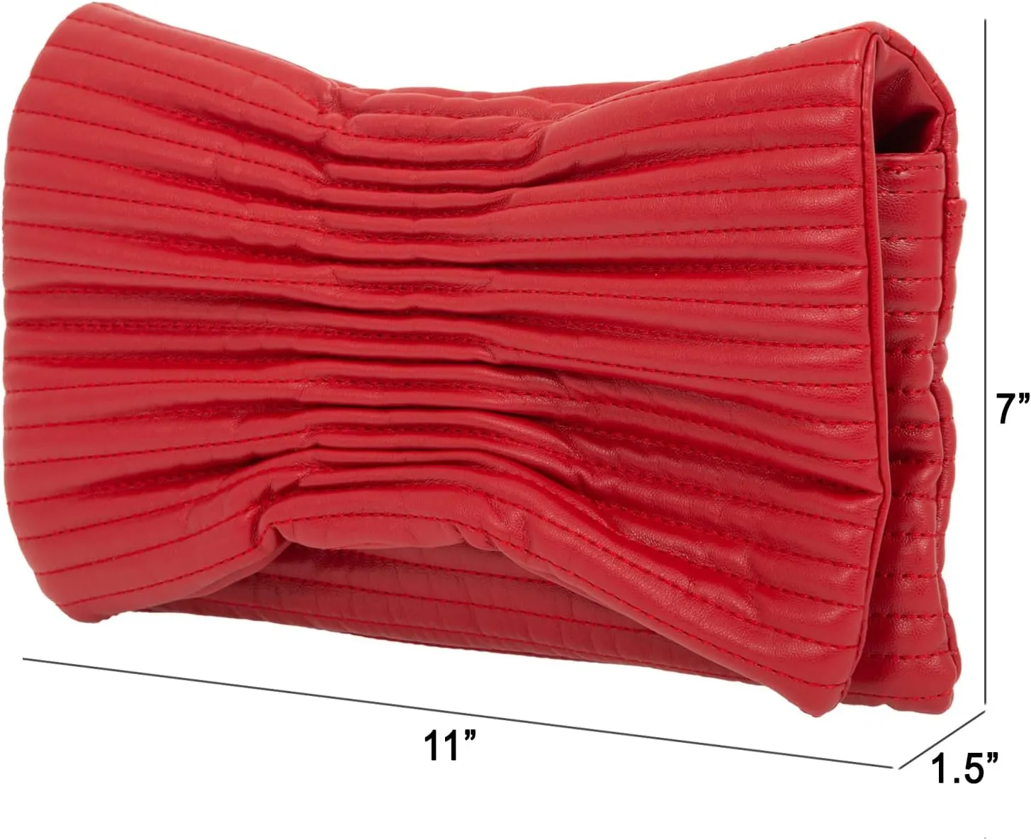JNB Faux Leather Envelope Clutch Purse