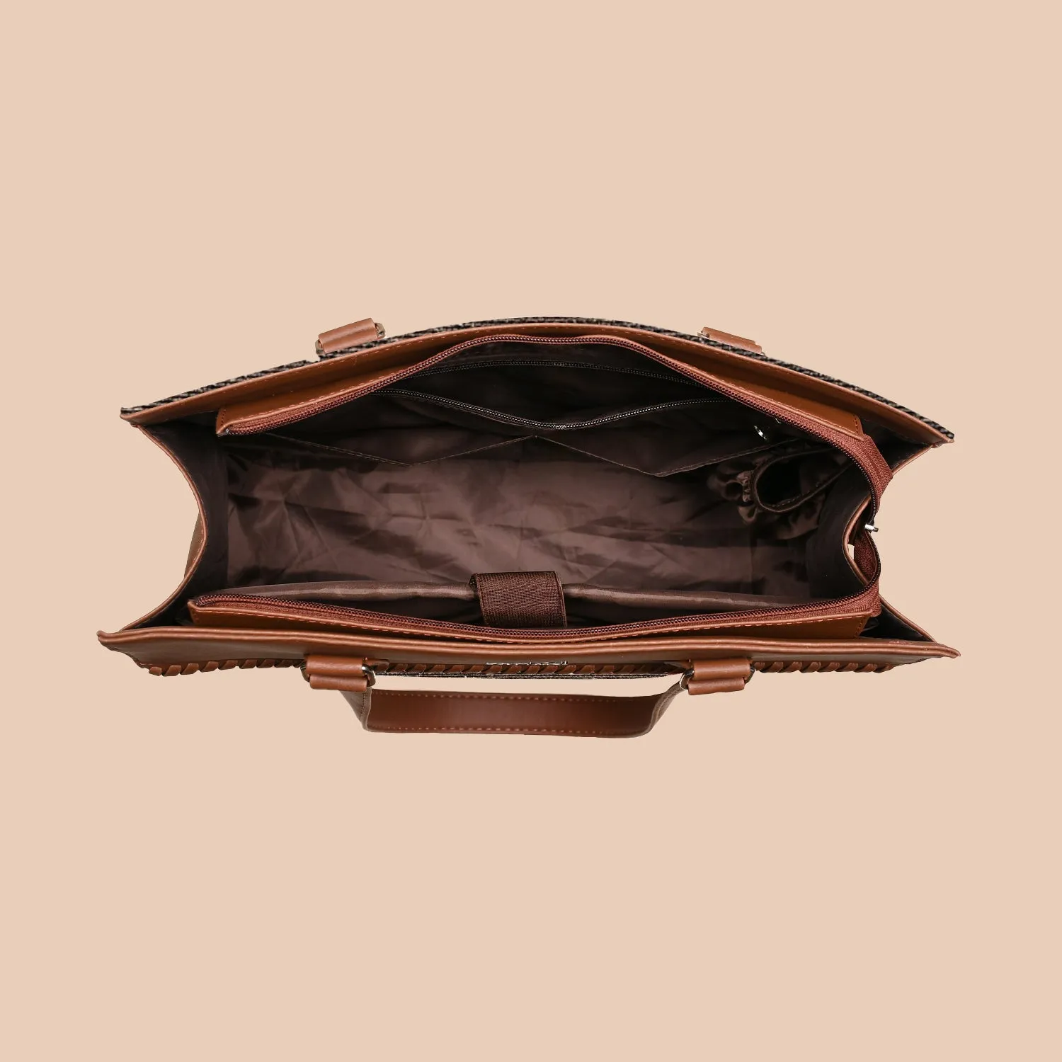 Jodhpur Damask Statement Business Bag