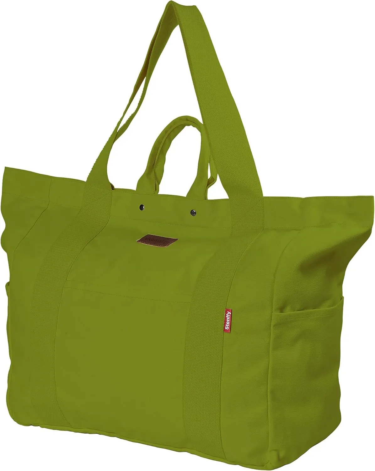 Large Tote Bag, Everything Bag, Heavy Duty Canvas, Full-Size Zipper, Reusable, Suitable for DIY, Natural Cotton.