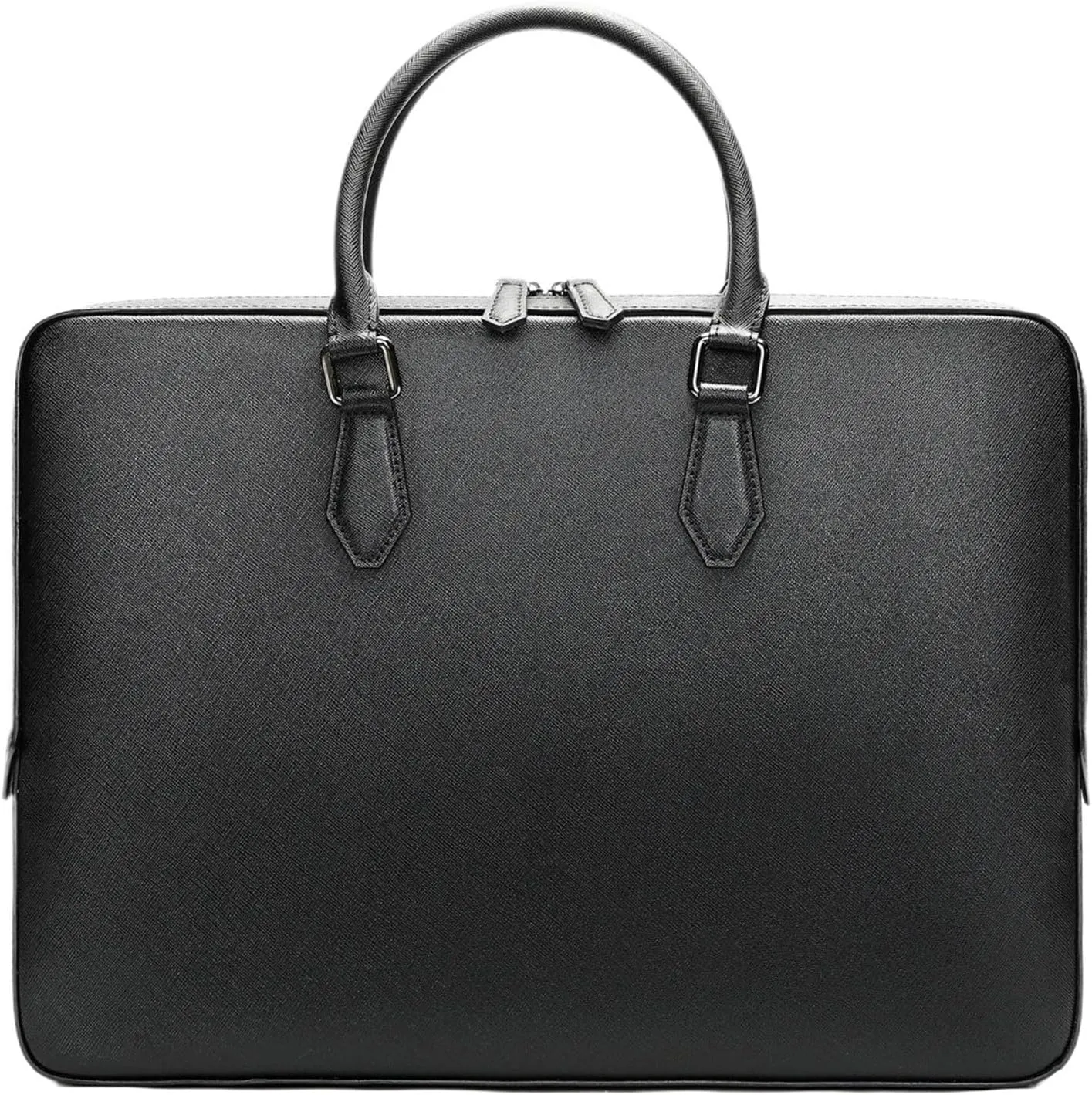 Leather Briefcase for Women Briefcase for Men, Large Capacity Laptop Bag with Business Style, Simple and Elegant, Cowhide Material