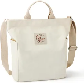 Lily queen Women Canvas Tote Handbags Casual Shoulder Work Bag Crossbody