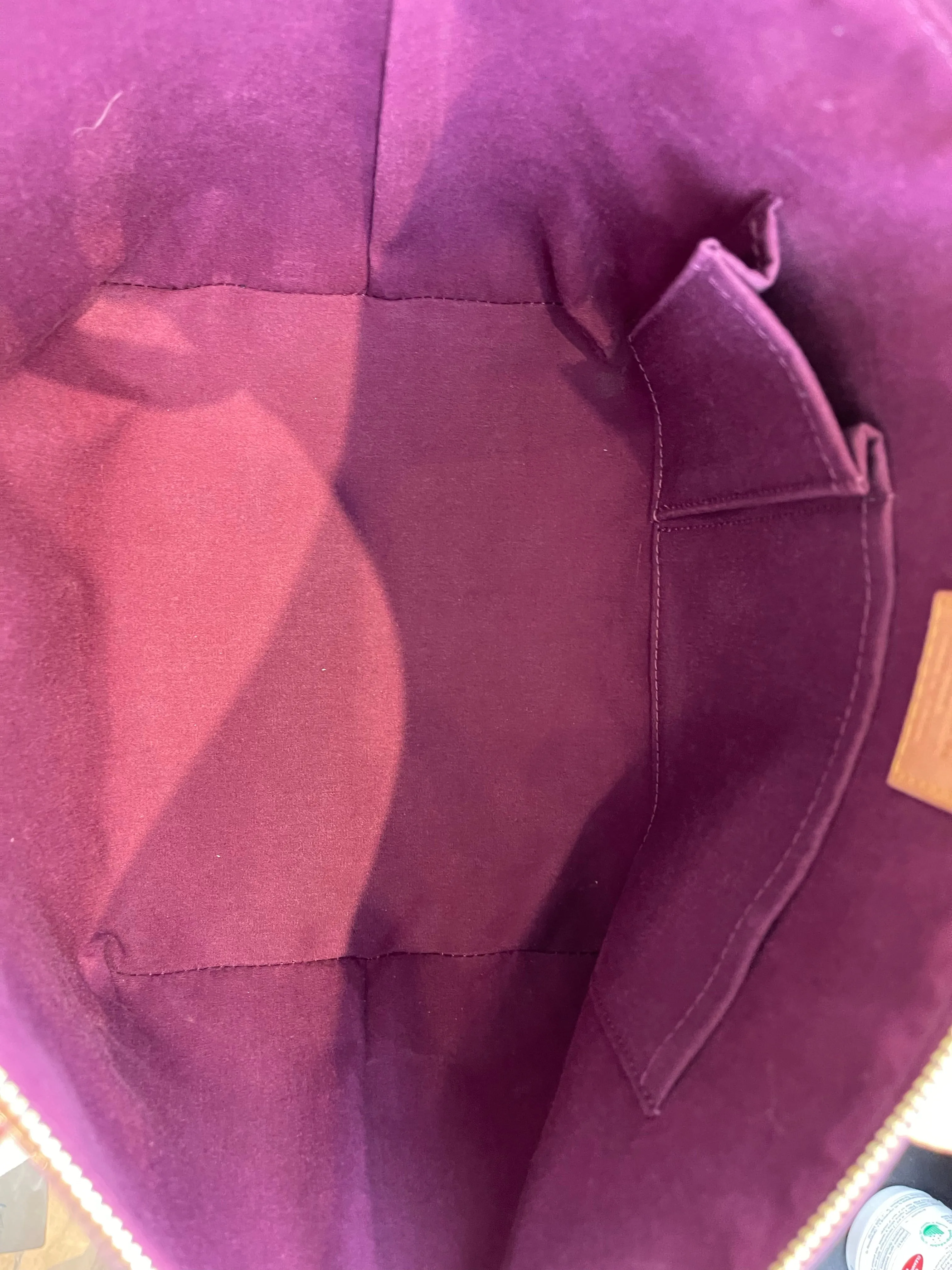 Louis Vuitton Burgundy Vernis Leather “Bellevue” Tote
