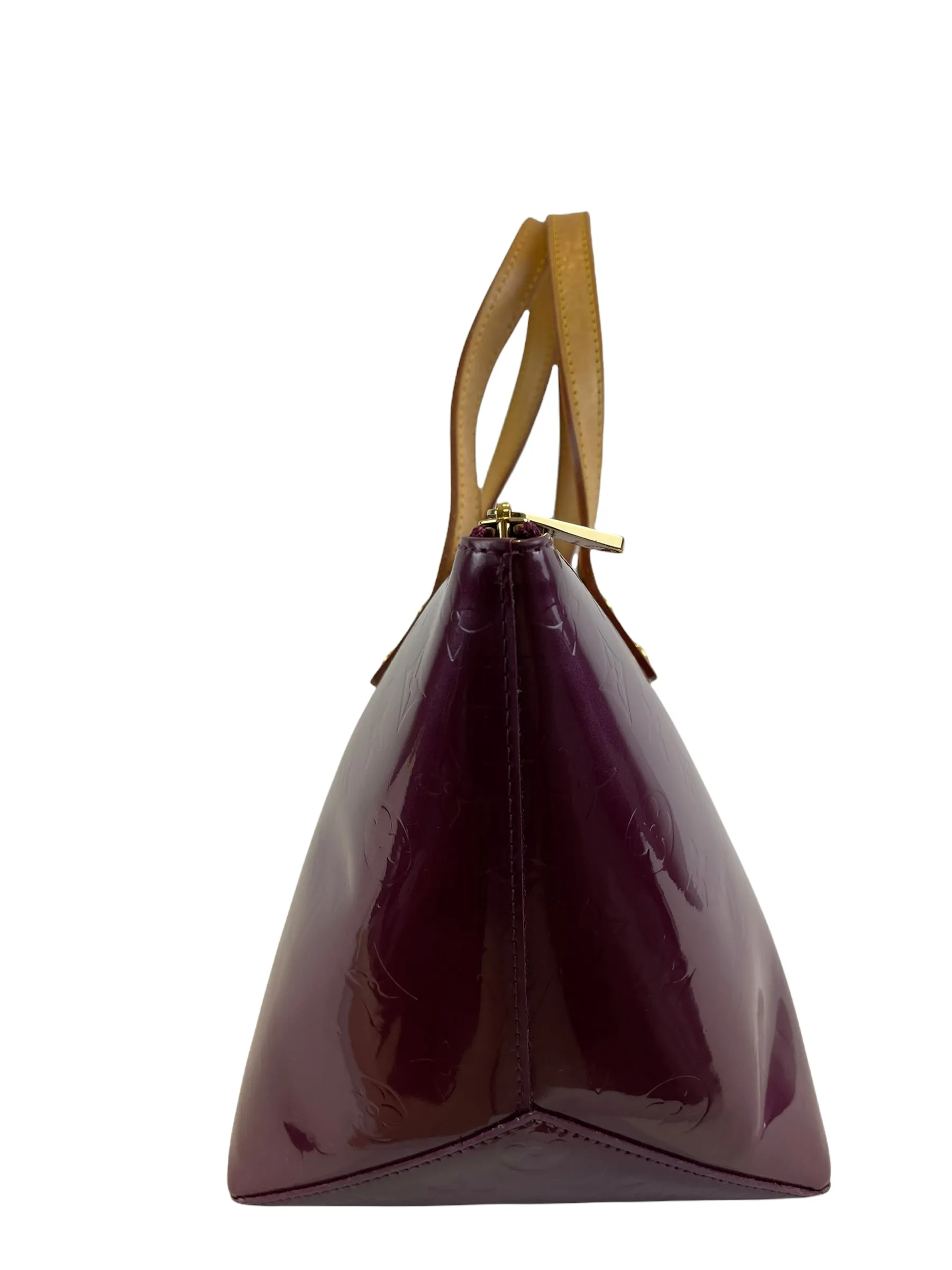 Louis Vuitton Burgundy Vernis Leather “Bellevue” Tote