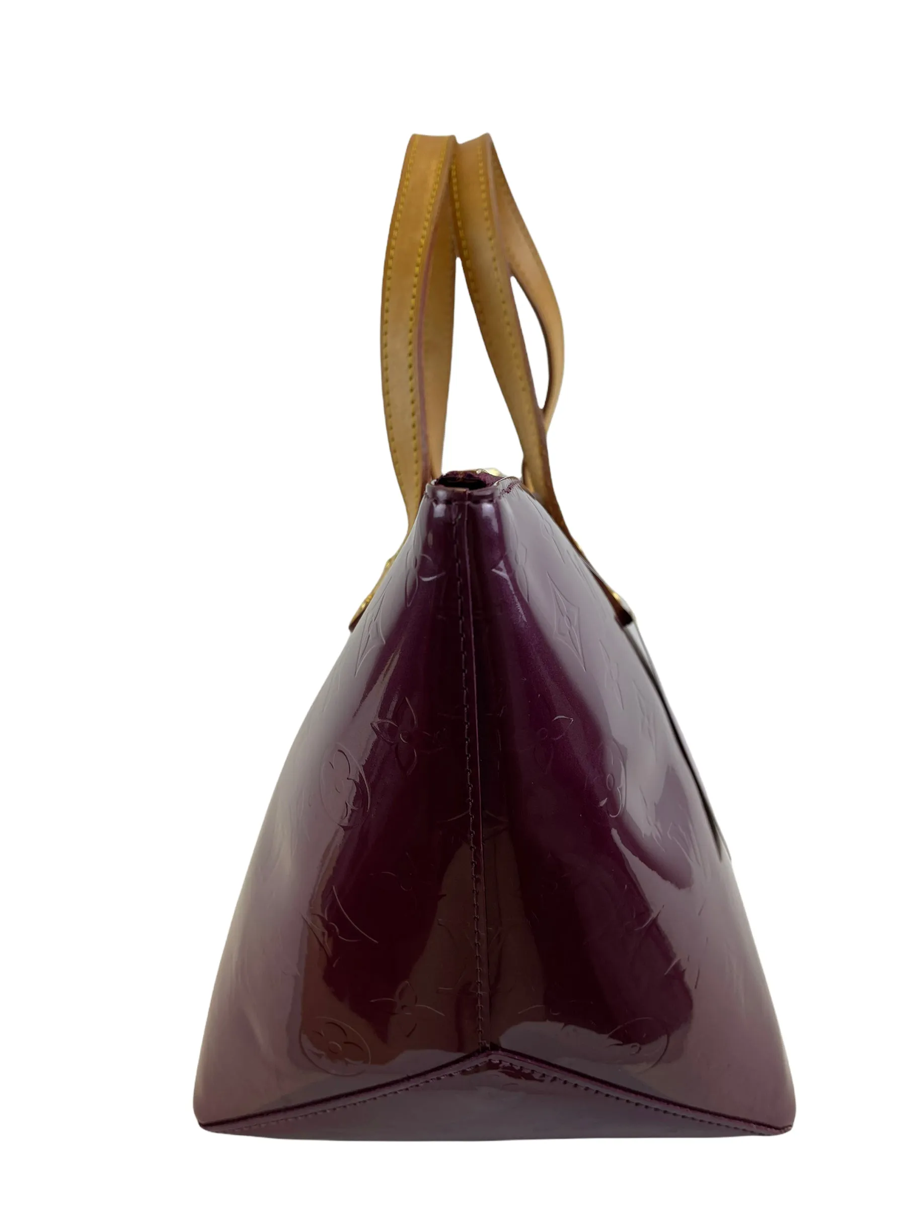 Louis Vuitton Burgundy Vernis Leather “Bellevue” Tote