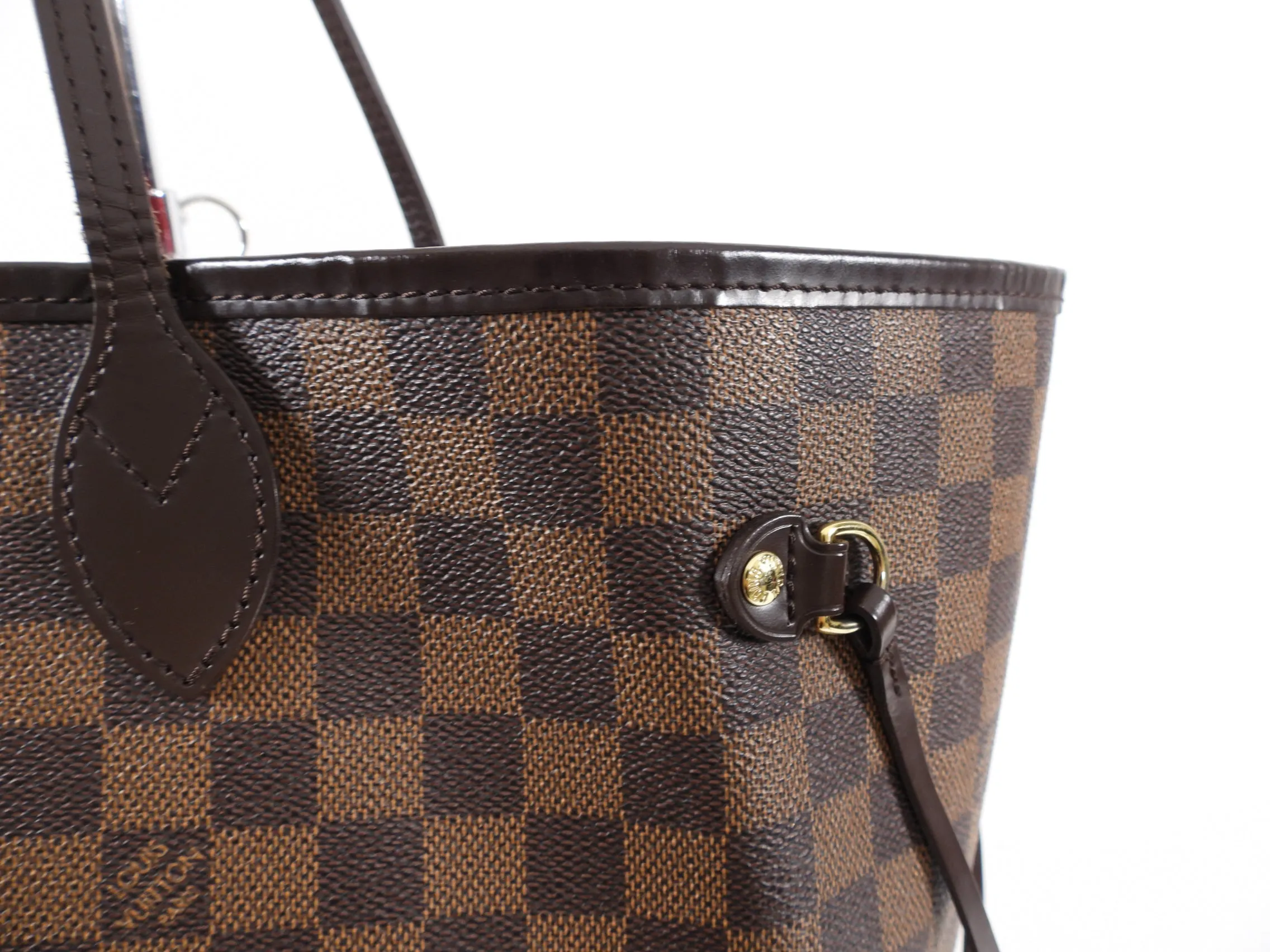 Louis Vuitton Damier Ebene Neverfull GM Tote Bag