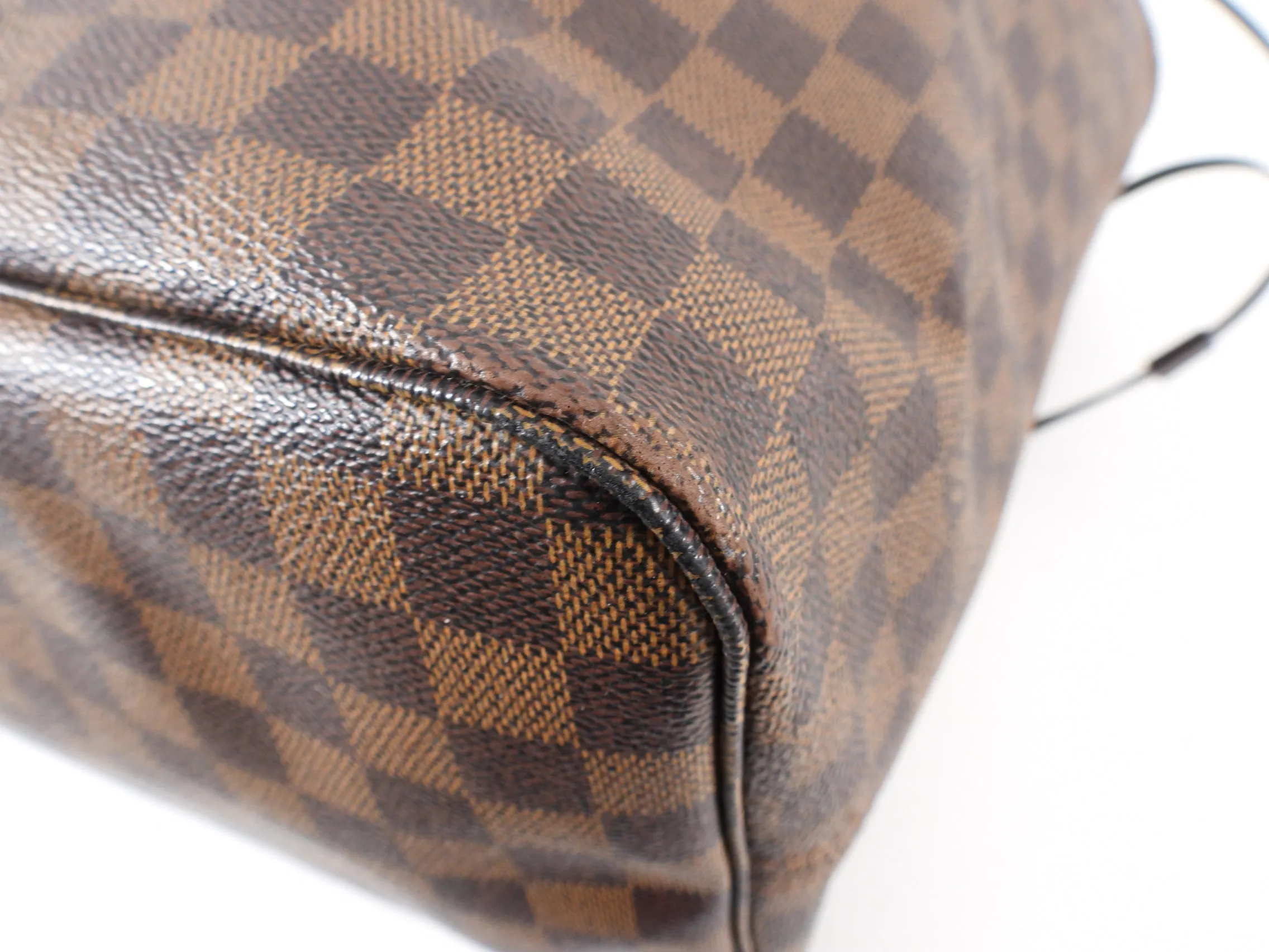 Louis Vuitton Damier Ebene Neverfull GM Tote Bag