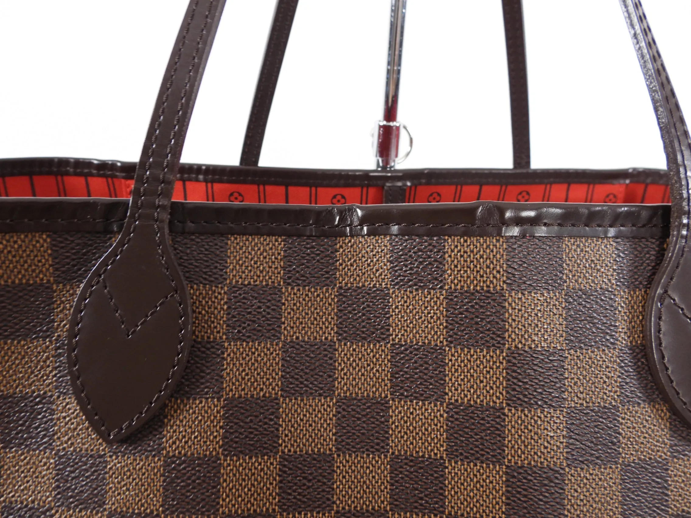 Louis Vuitton Damier Ebene Neverfull GM Tote Bag