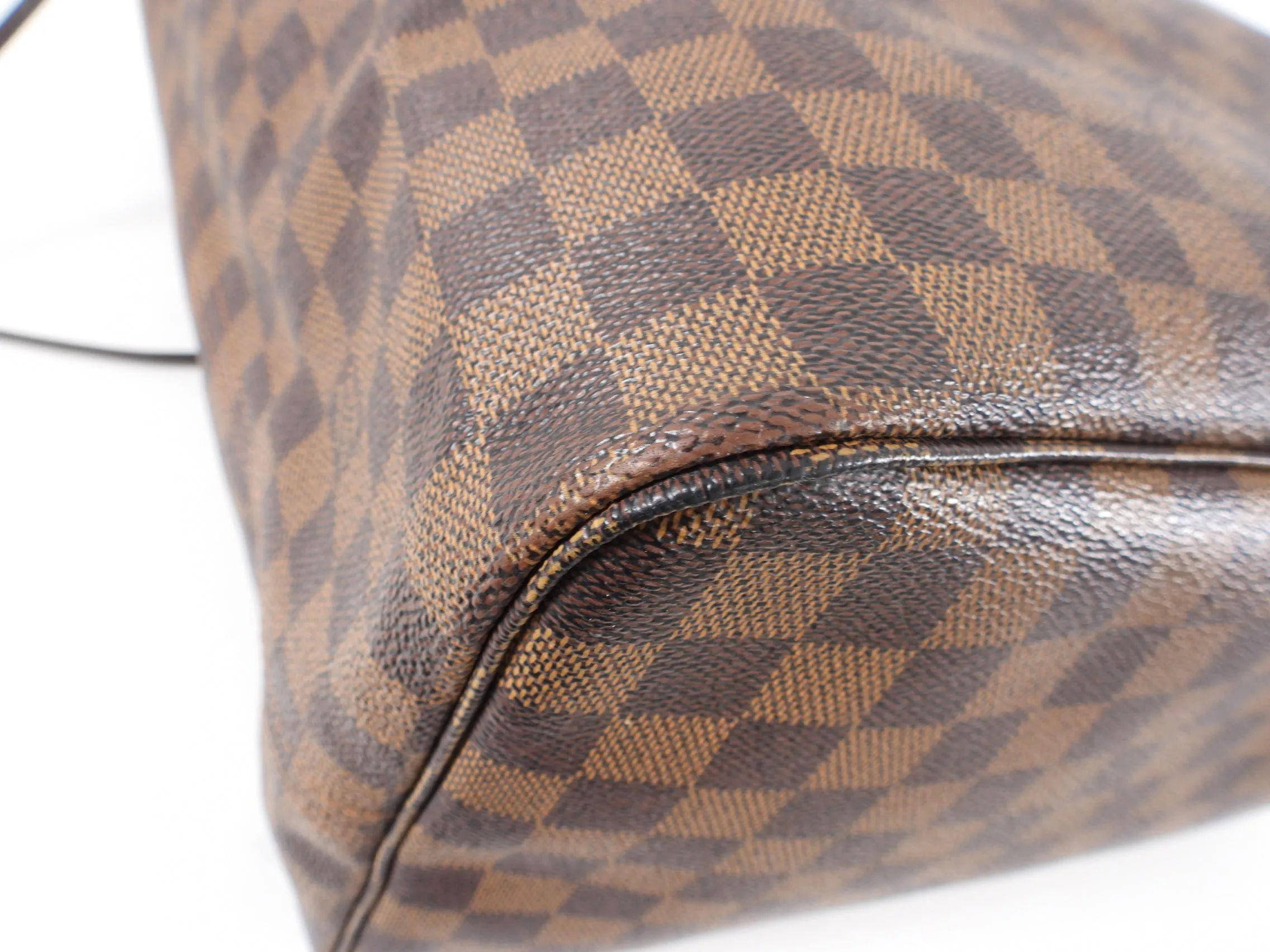 Louis Vuitton Damier Ebene Neverfull GM Tote Bag