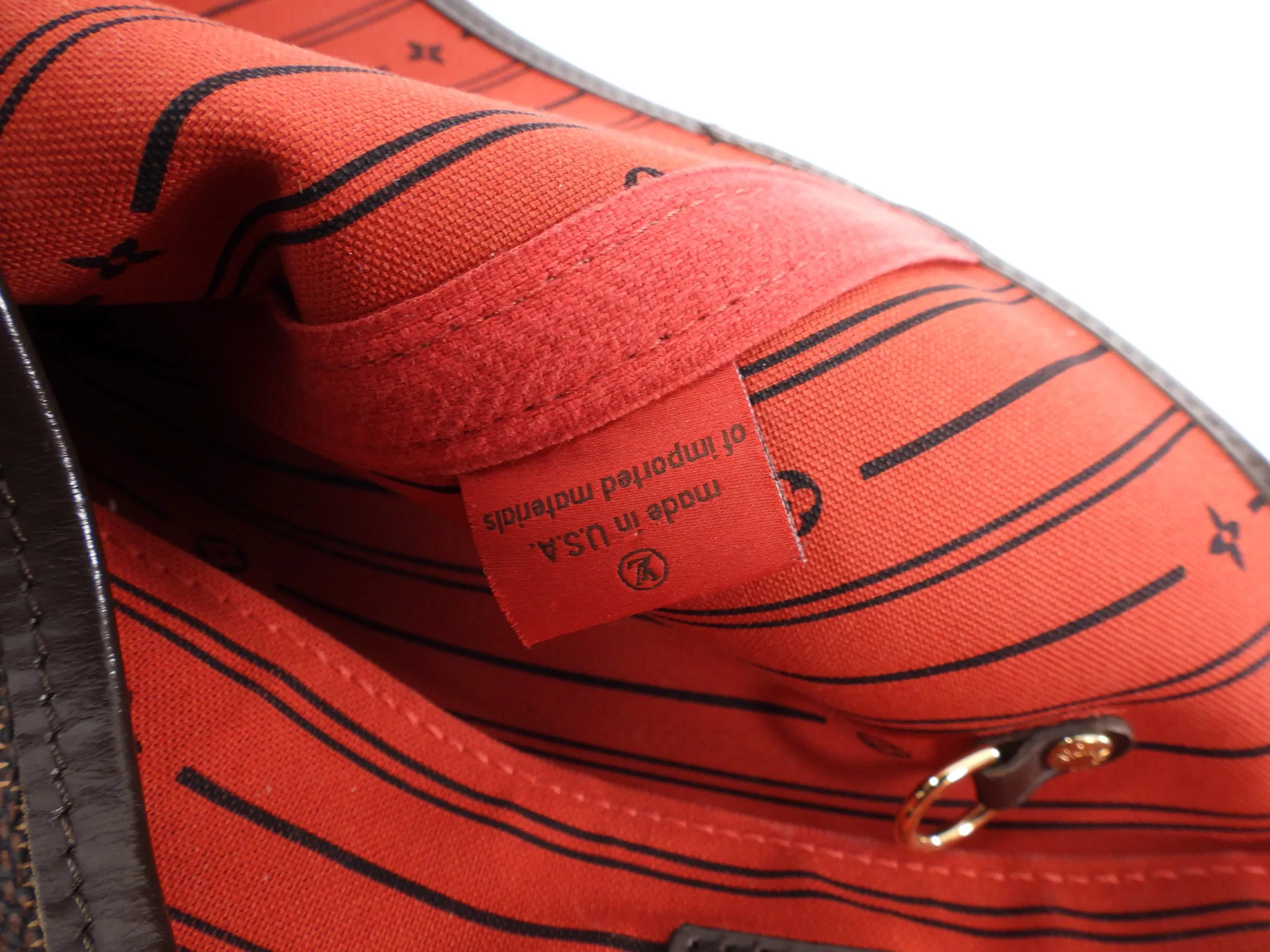 Louis Vuitton Damier Ebene Neverfull MM Tote Bag