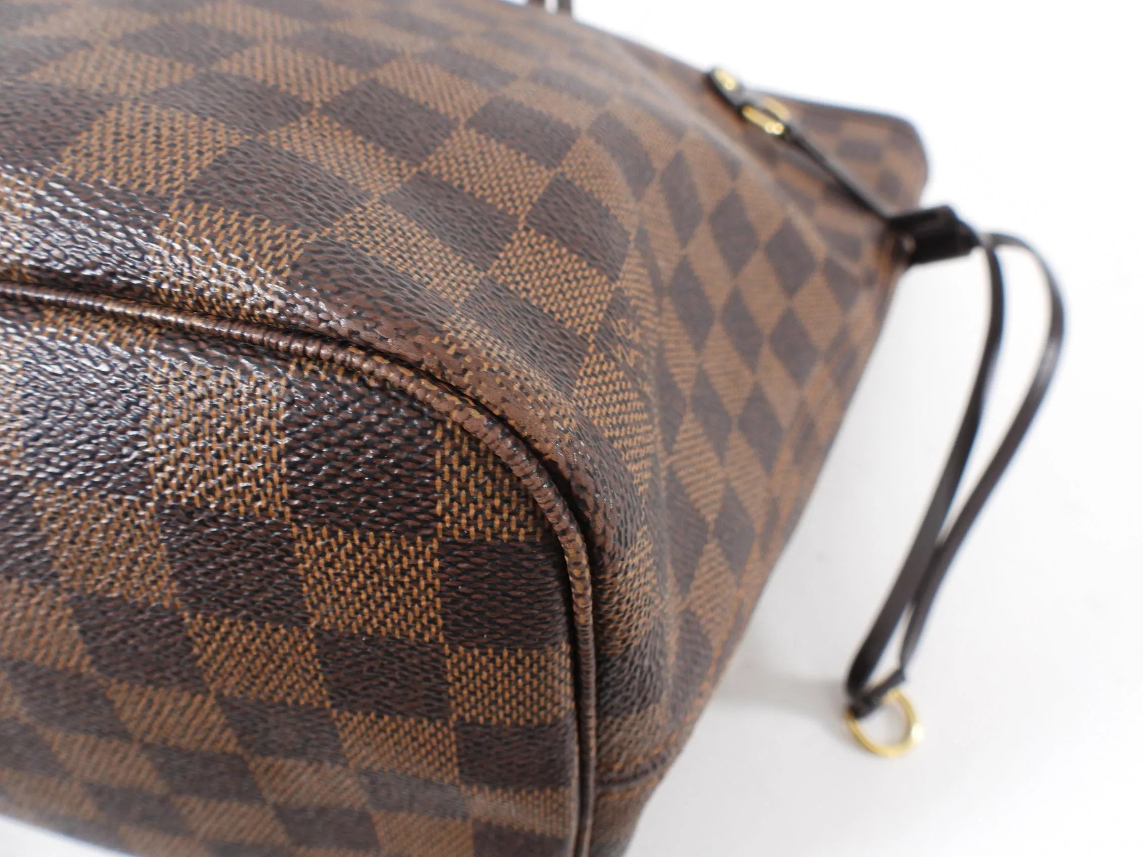 Louis Vuitton Damier Ebene Neverfull MM Tote Bag