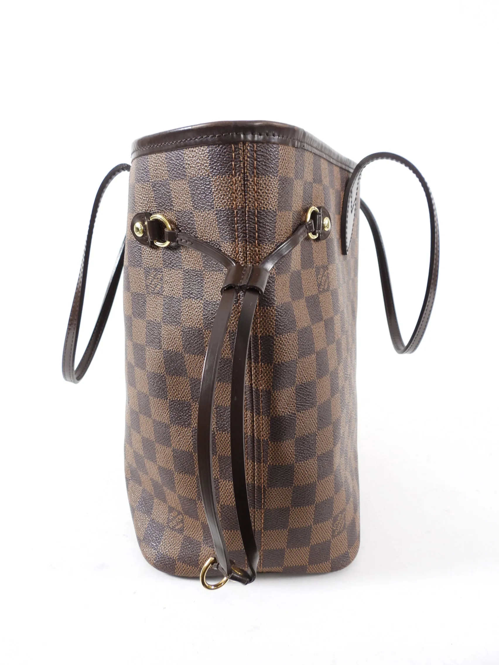 Louis Vuitton Damier Ebene Neverfull MM Tote Bag