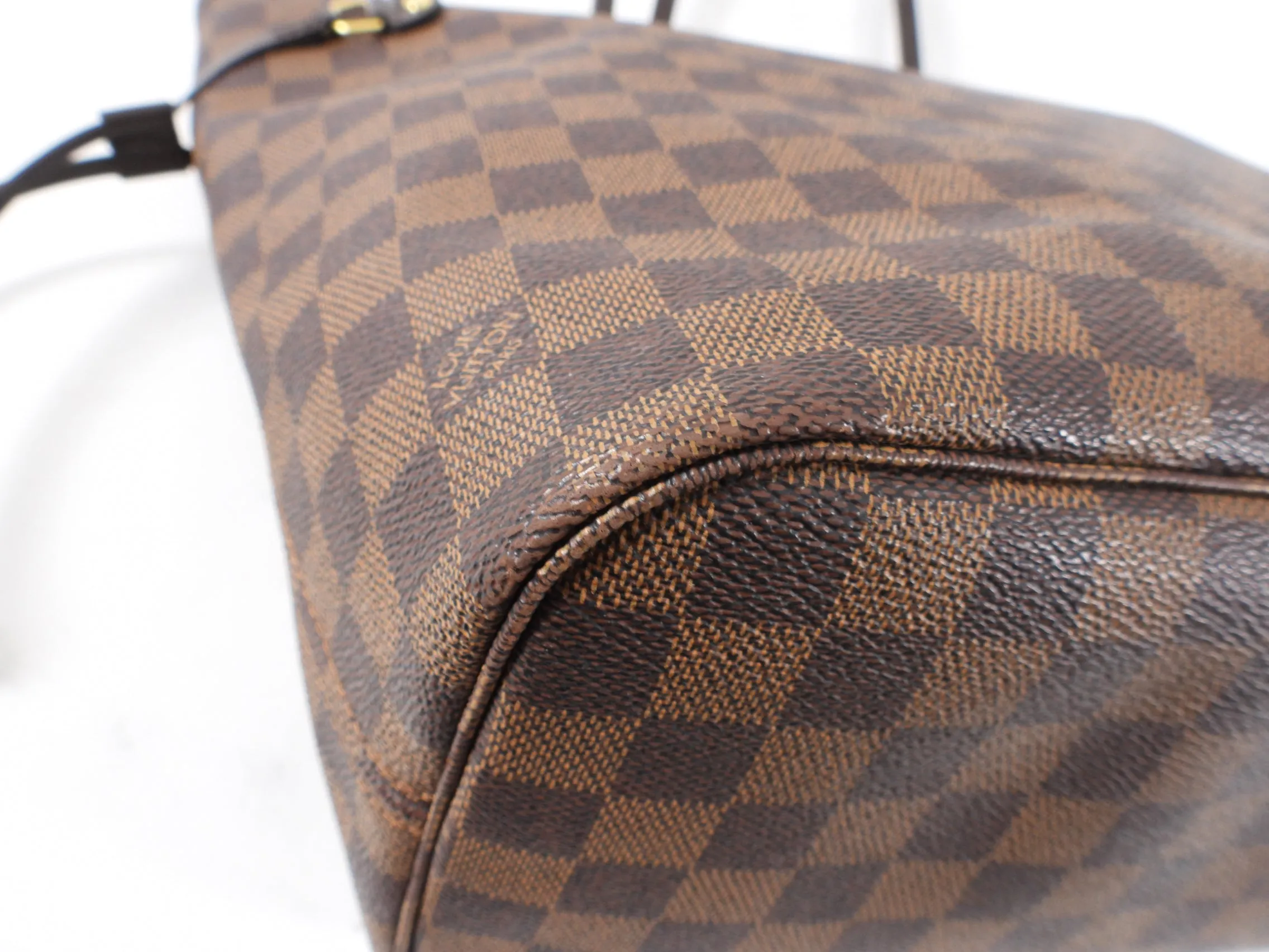 Louis Vuitton Damier Ebene Neverfull MM Tote Bag
