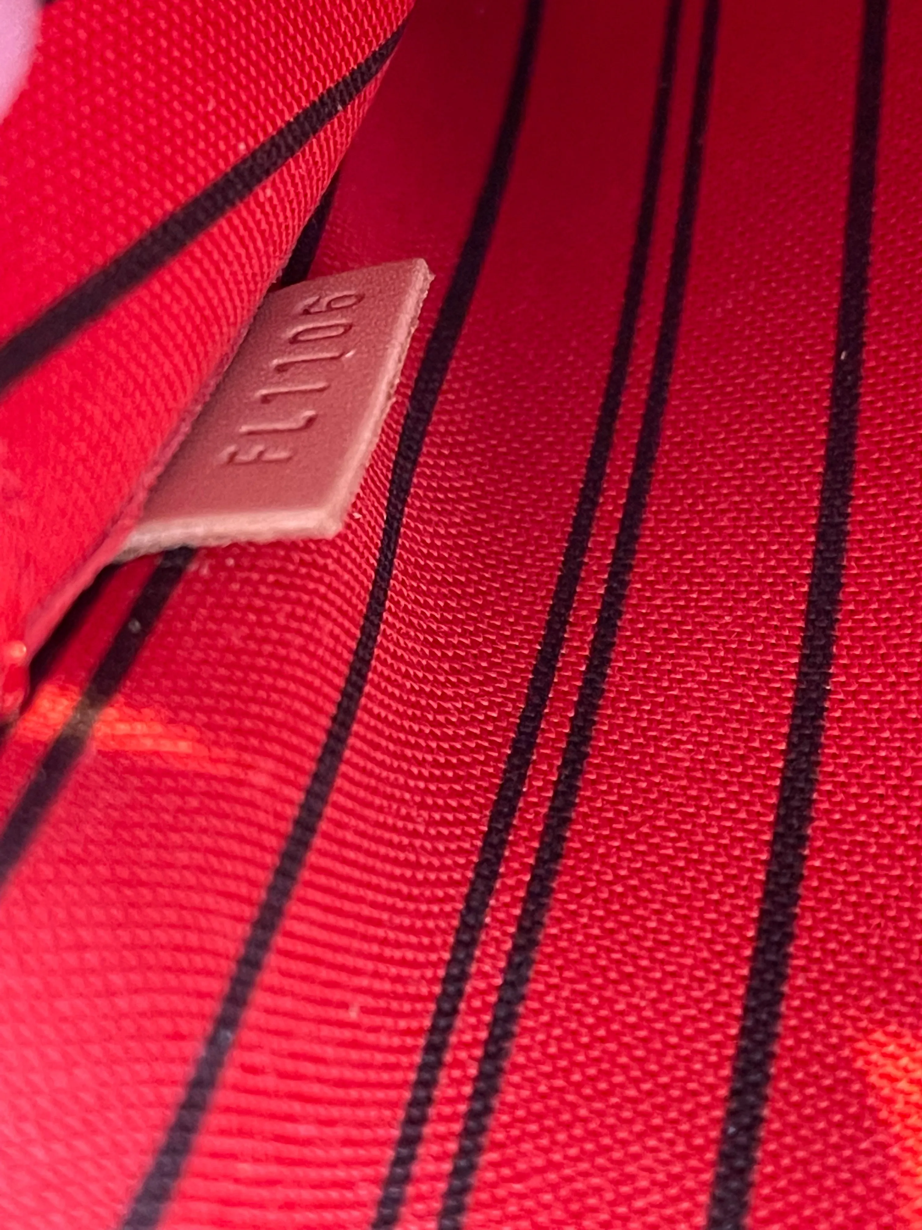Louis Vuitton Limited Edition Palm Print Neverfull MM - Red Lining